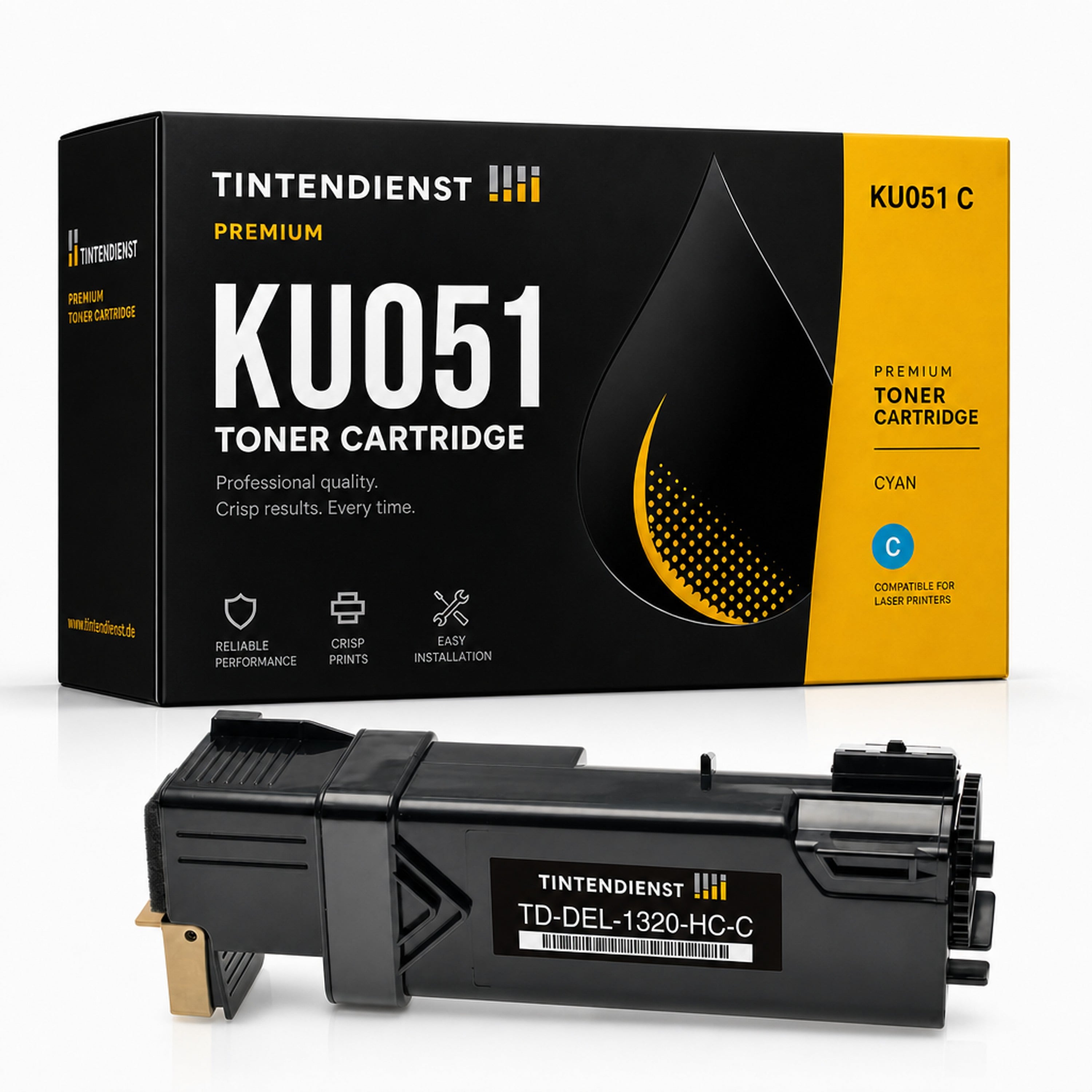 Toner kompatibel zu Dell KU051, cyan