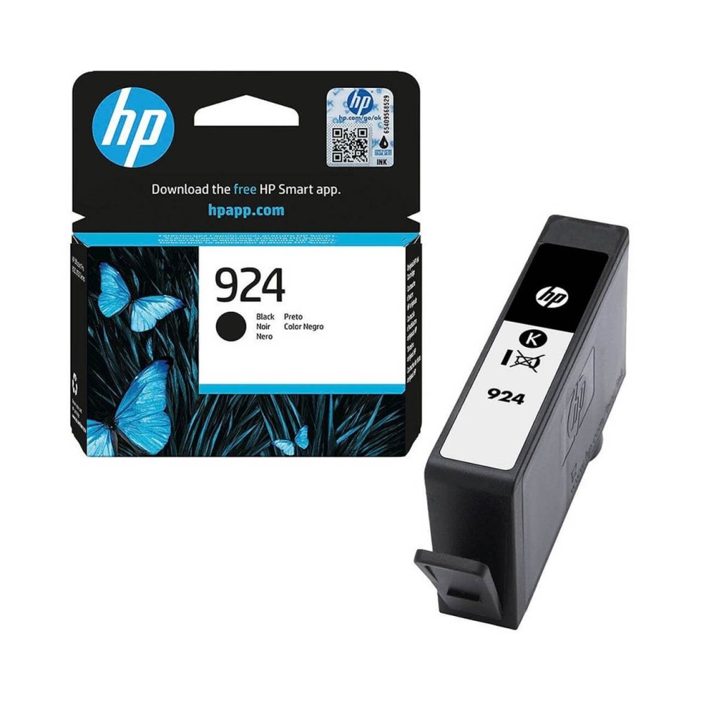 Original HP Tintenpatrone 4K0U6NE / 924 Schwarz