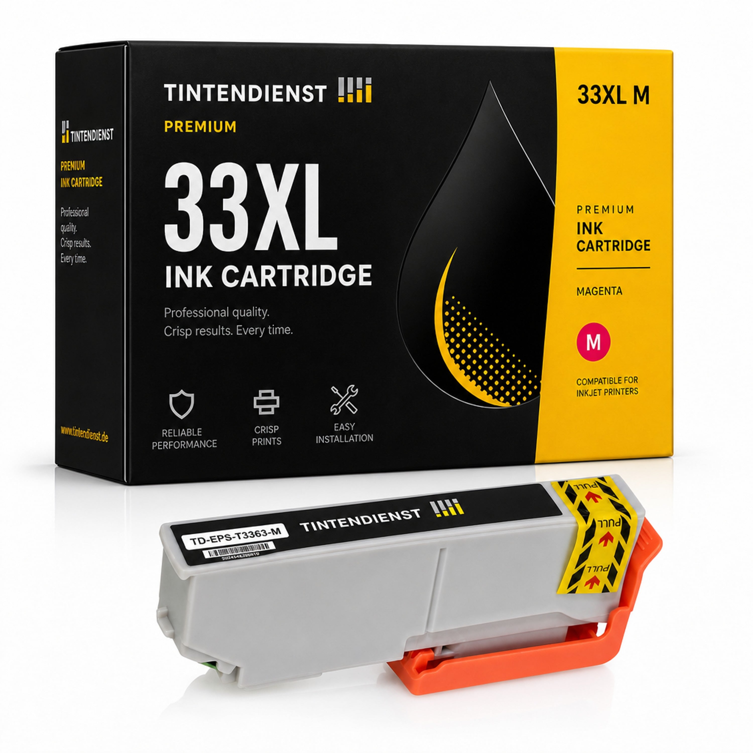 Druckerpatrone kompatibel zu Epson 33XL, magenta