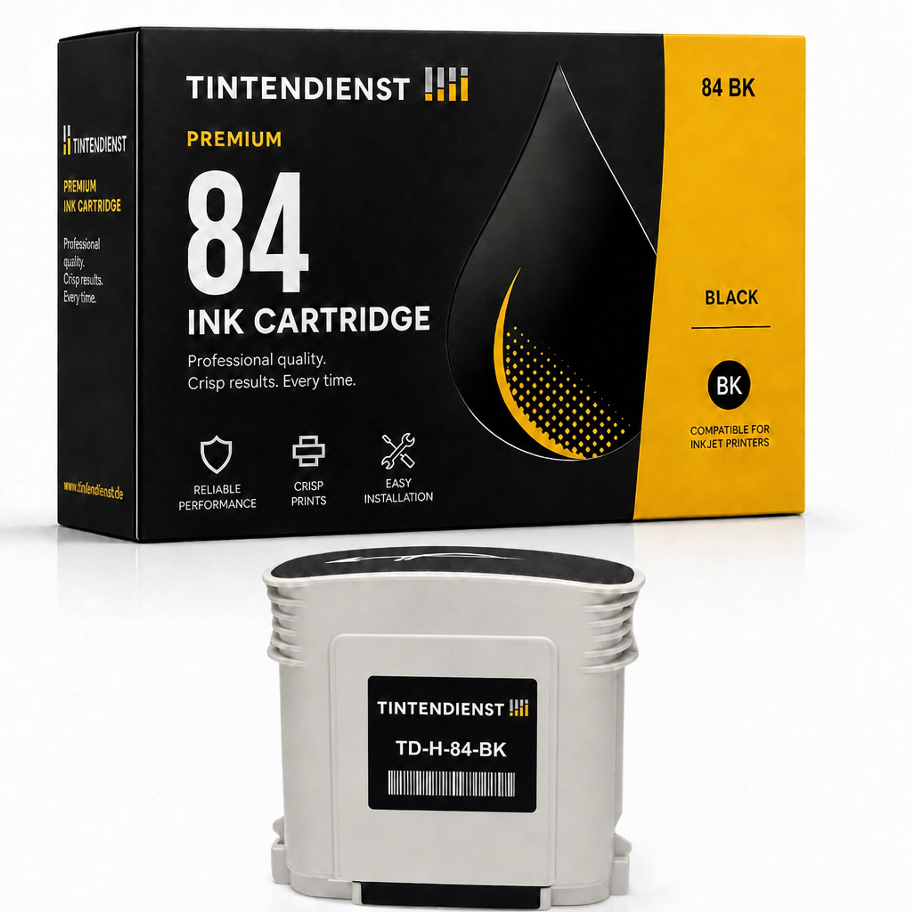 Druckerpatrone kompatibel zu HP 84, schwarz