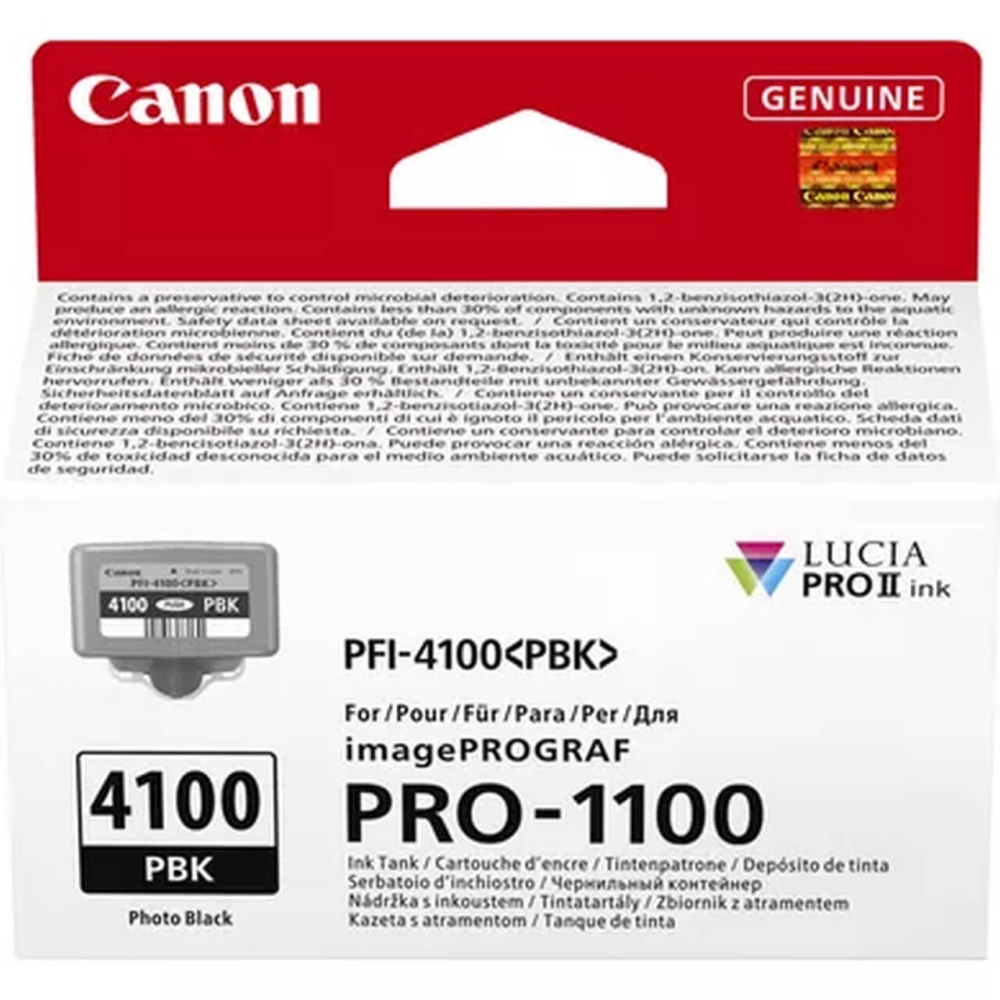 Original Canon Tintenpatrone 6777C001 / PFI-4100PBK Schwarz