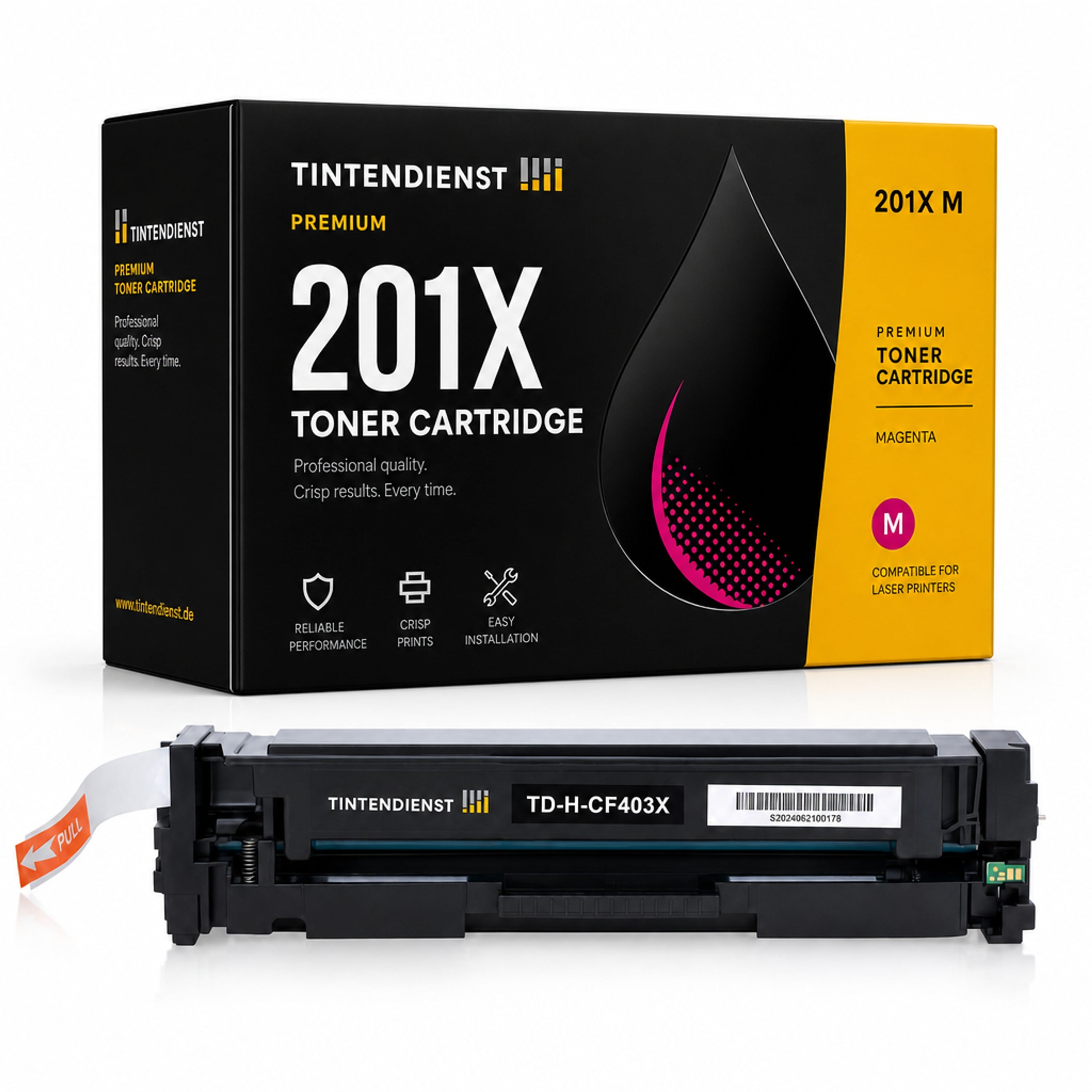 Toner kompatibel zu HP 201X, magenta