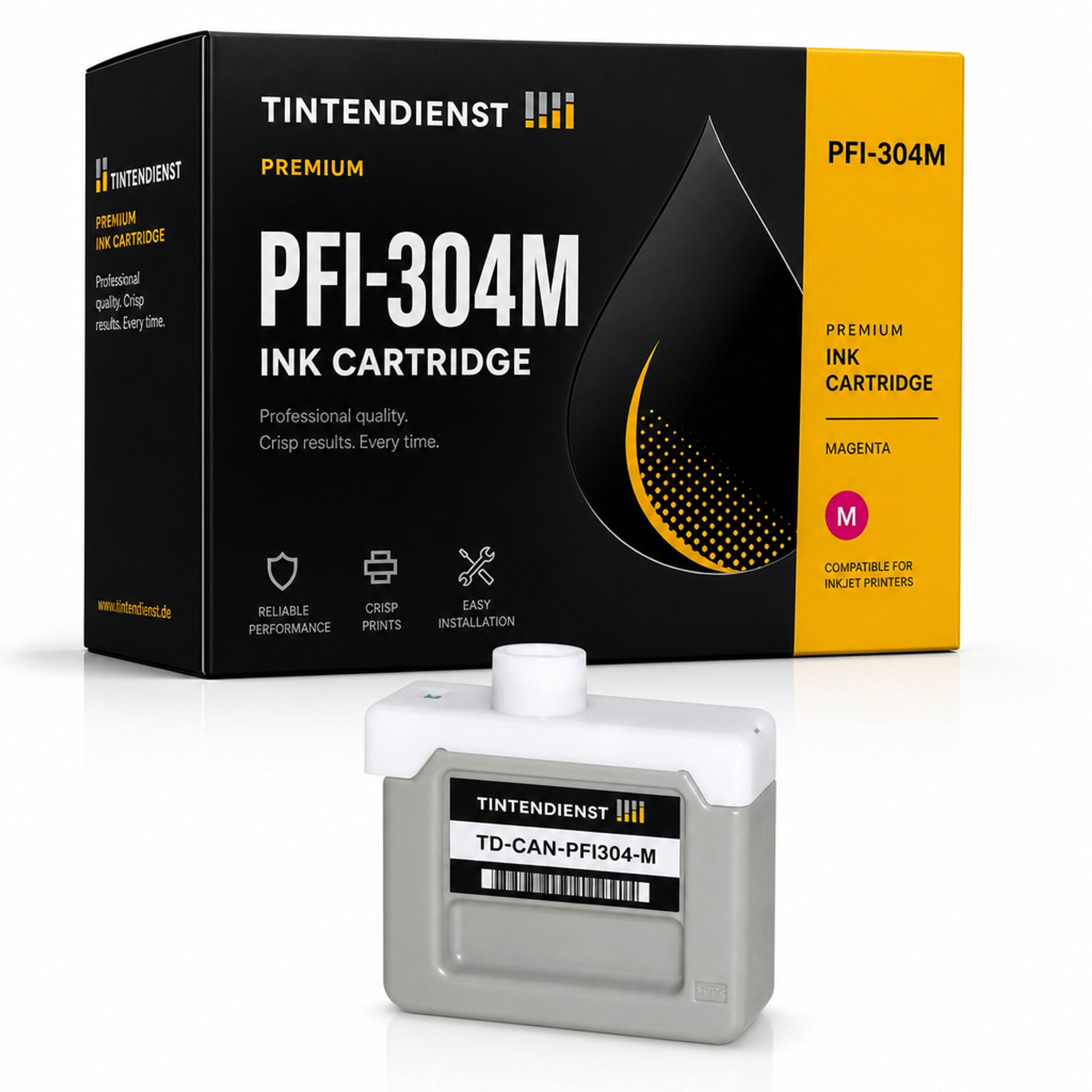 Druckerpatrone kompatibel zu Canon PFI-304M, magenta