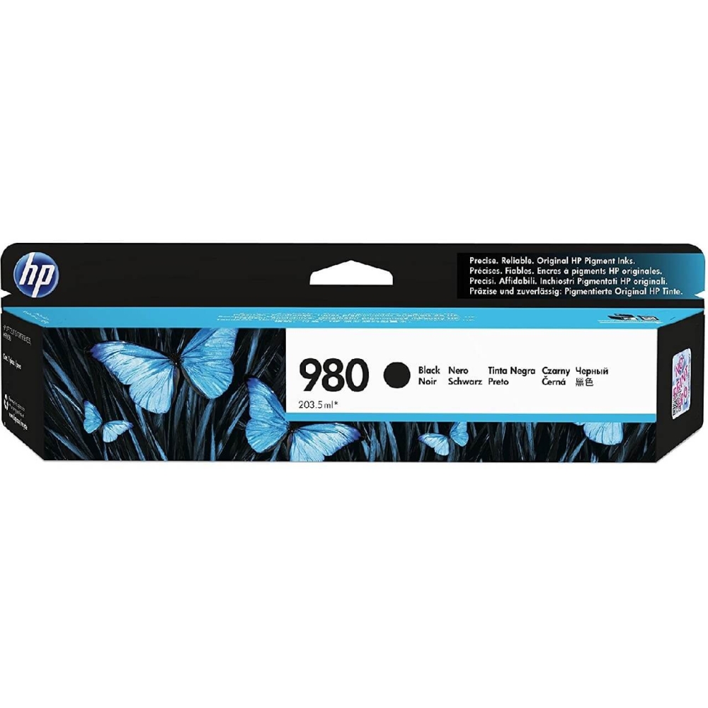 Original HP Tintenpatrone D8J10A / 980 Schwarz