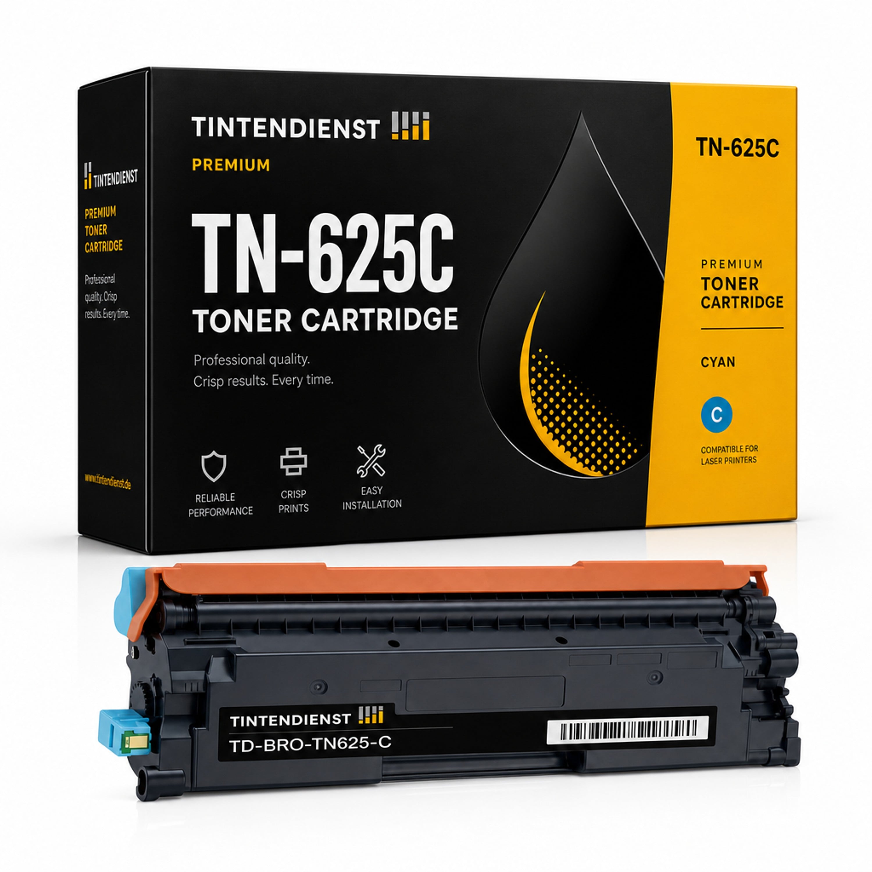 Toner kompatibel zu Brother TN-625C, cyan