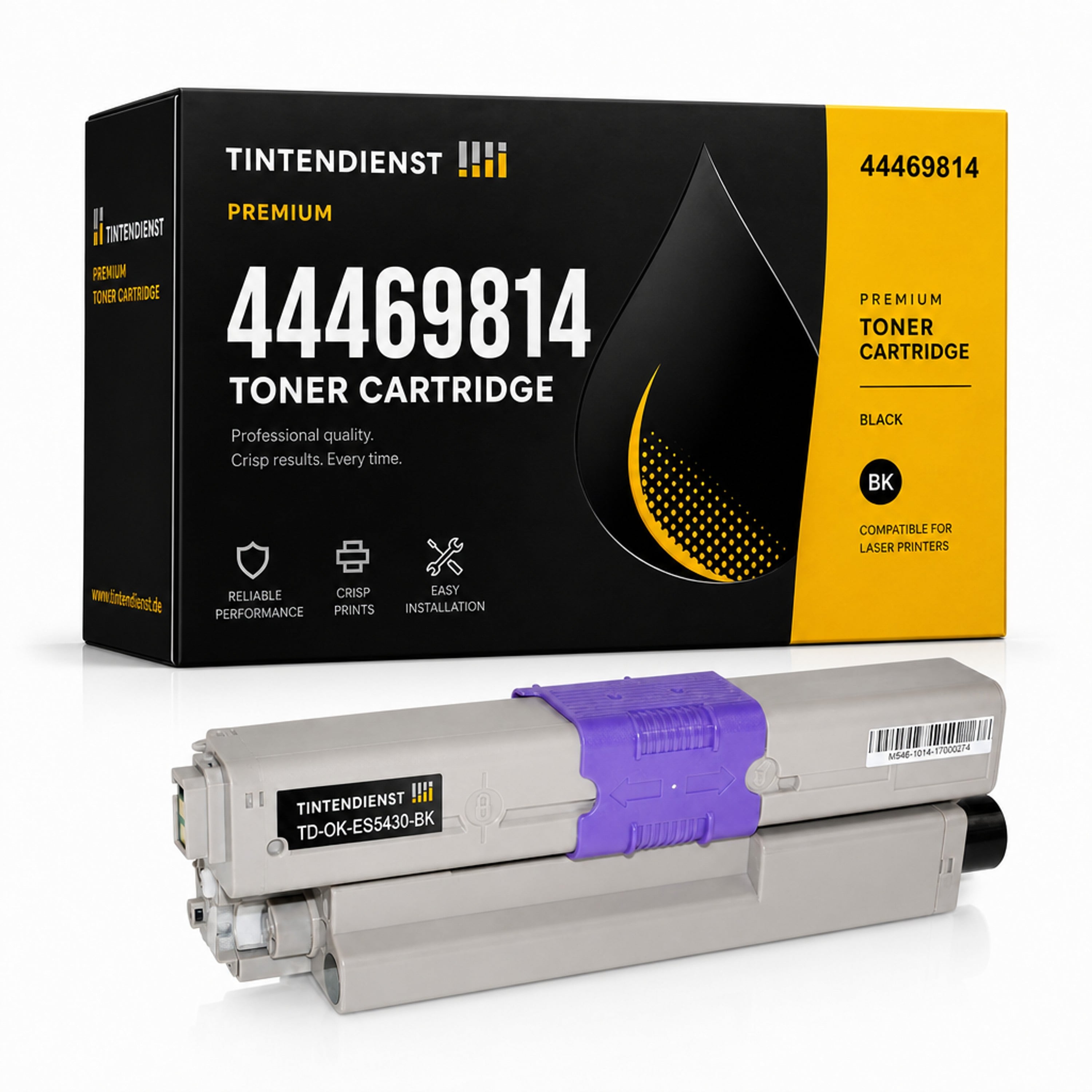 Toner kompatibel zu OKI 44469814, schwarz