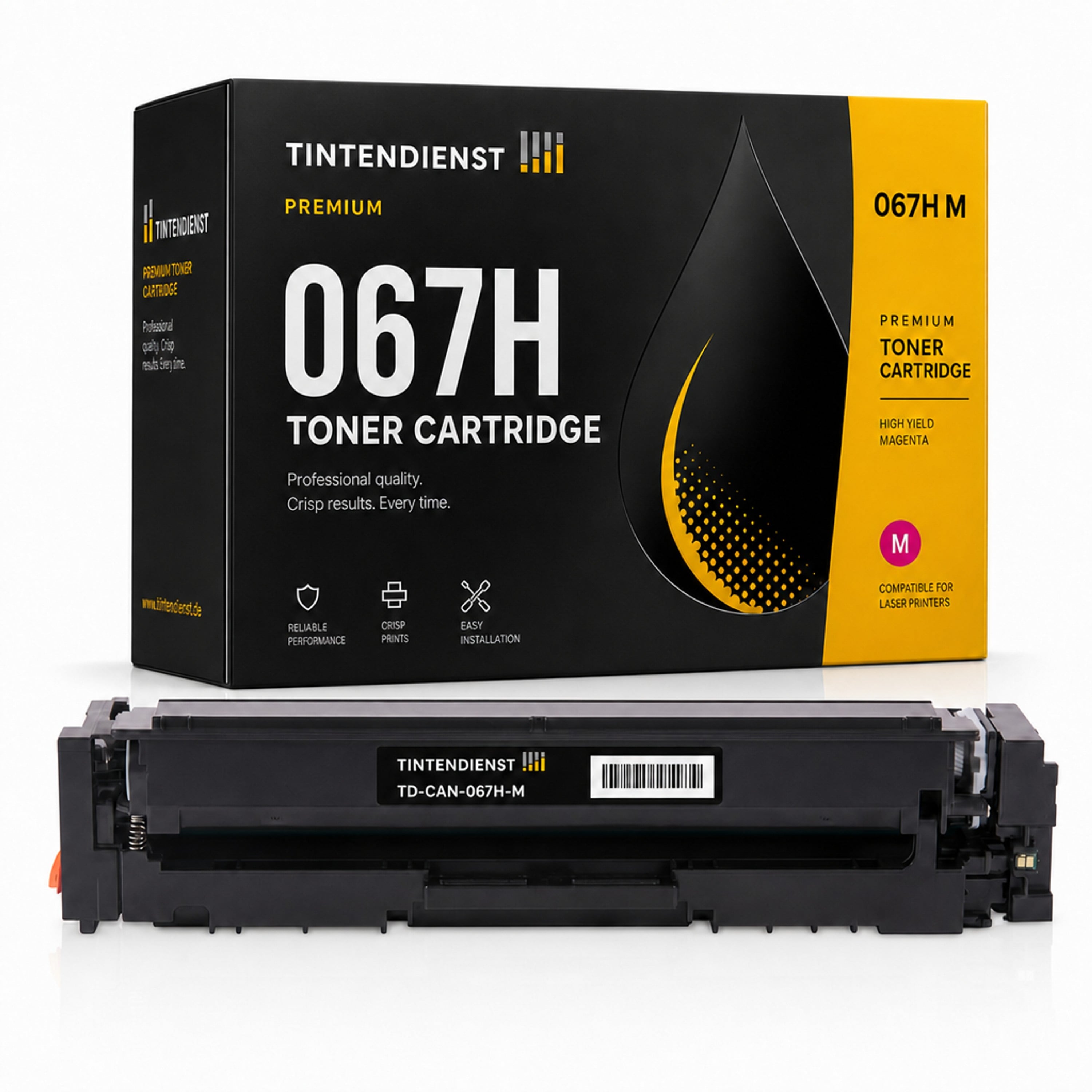 Toner kompatibel zu Canon 067H, magenta