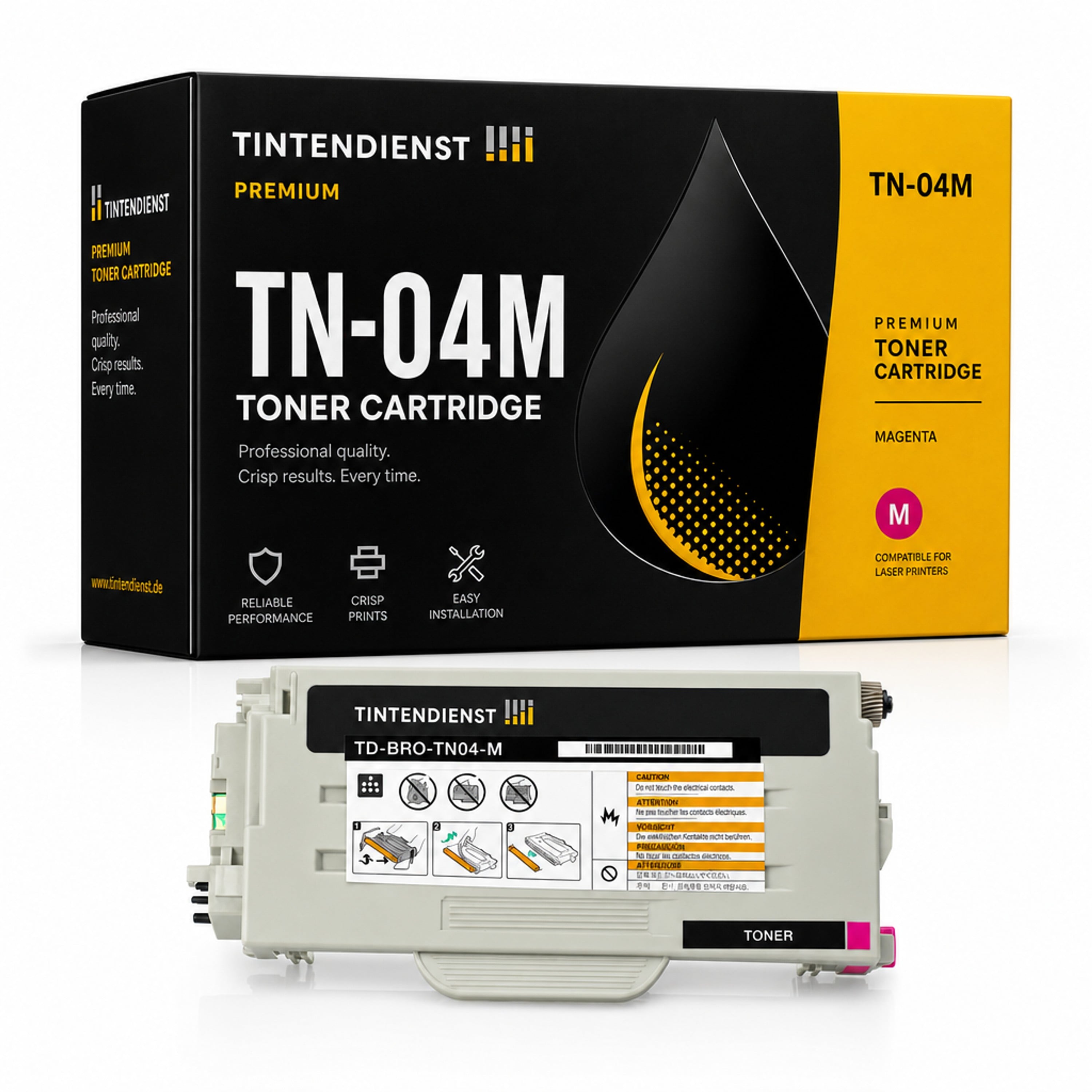 Toner kompatibel zu Brother TN-04M, magenta