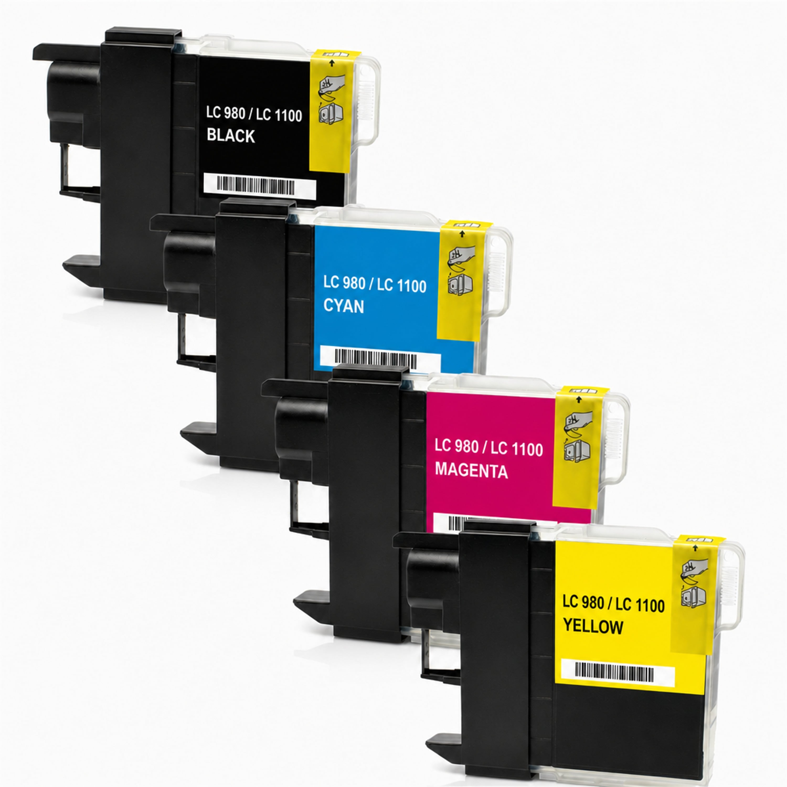 Multipack - Druckerpatrone ersetzt Brother LC-1100 XL, 4 Patronen