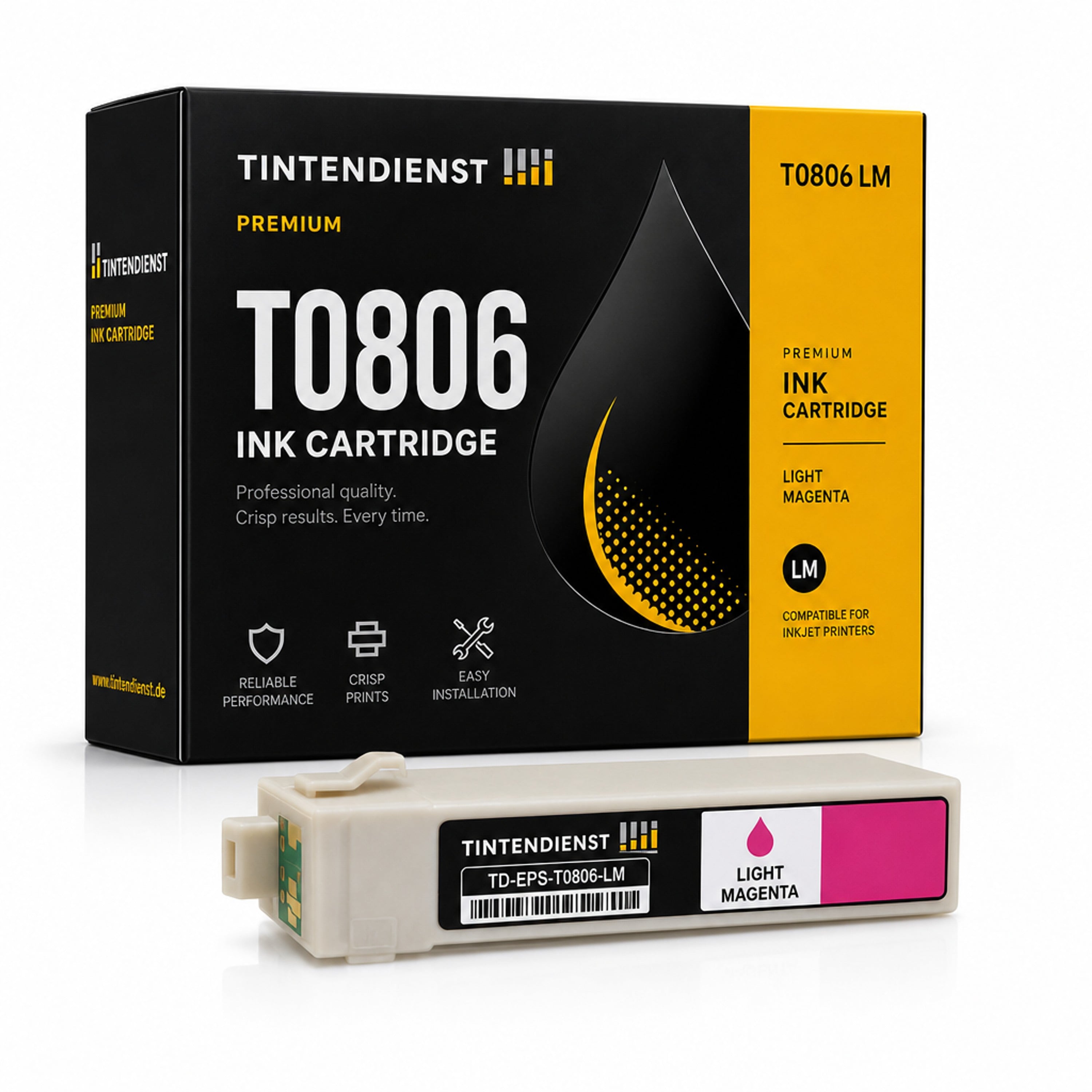 Druckerpatrone kompatibel zu Epson T0806, photo magenta