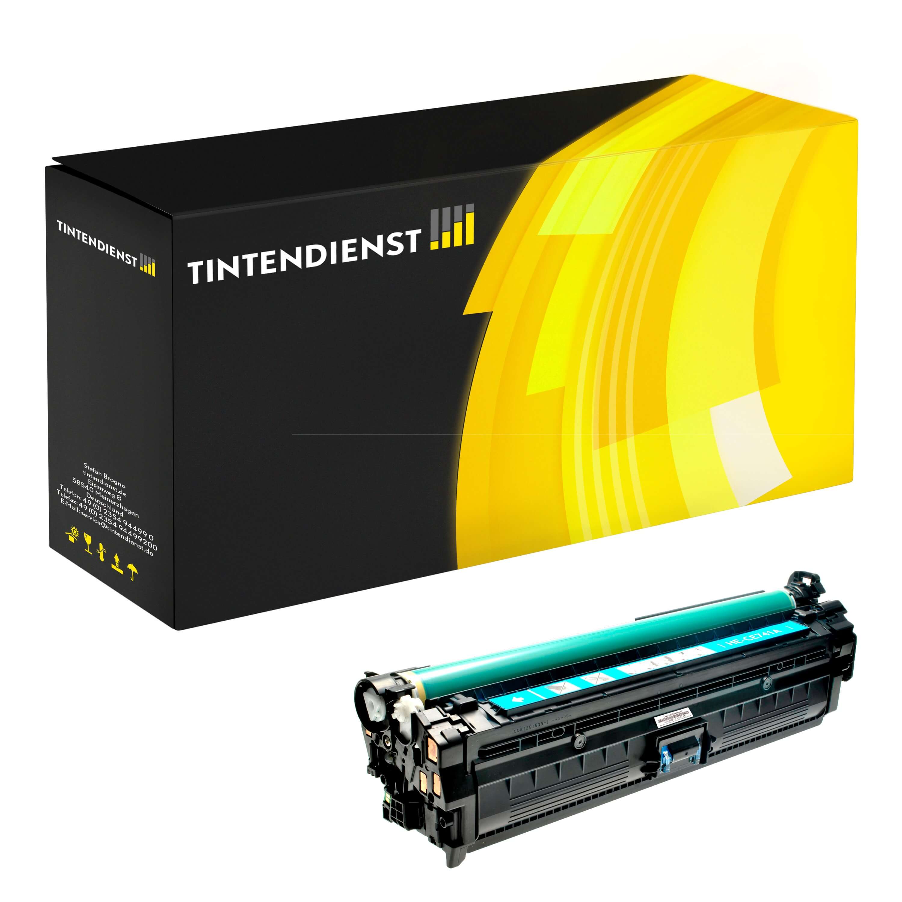 Toner kompatibel zu HP 307A, cyan