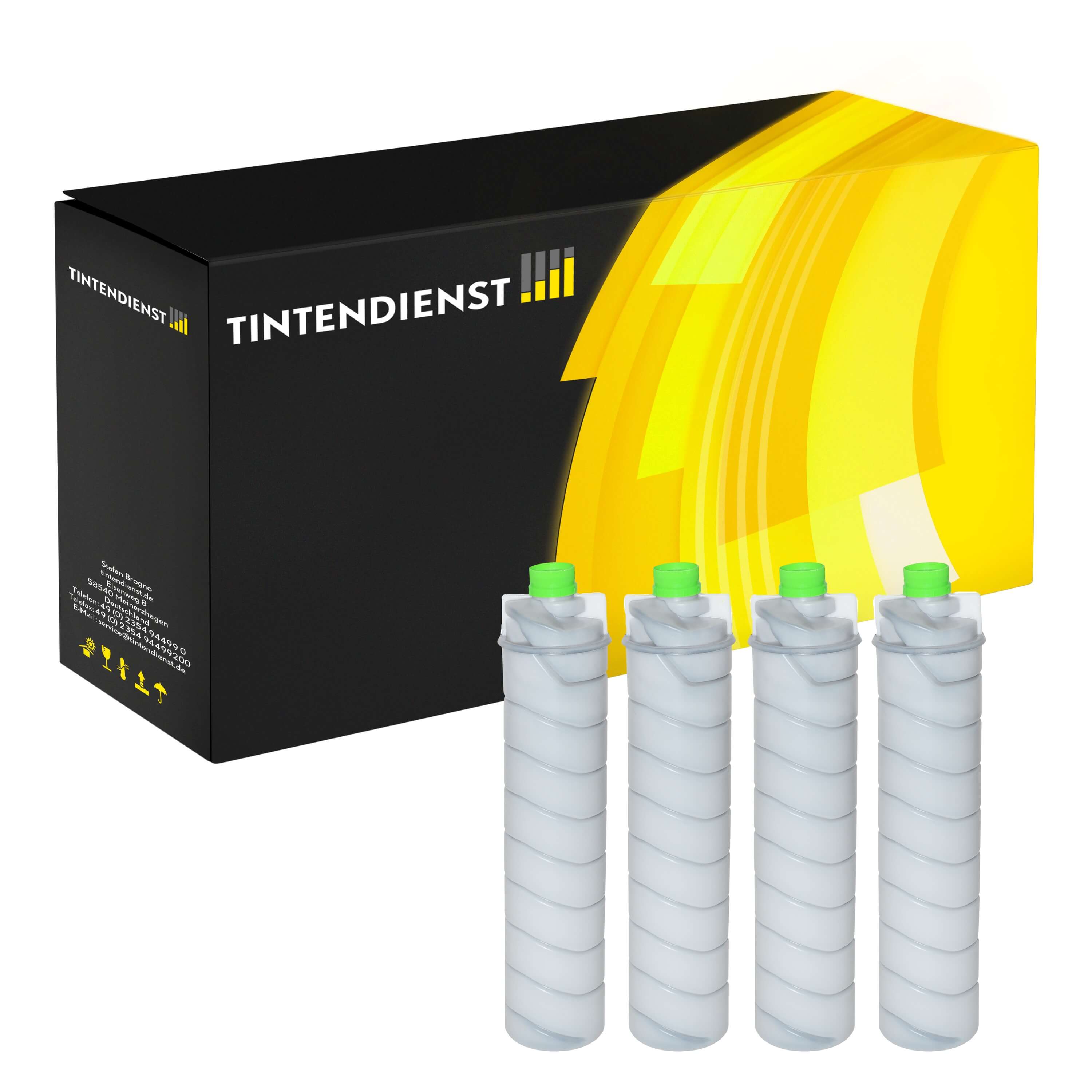 Set kompatibel zu Ricoh 885098, 4 Toner