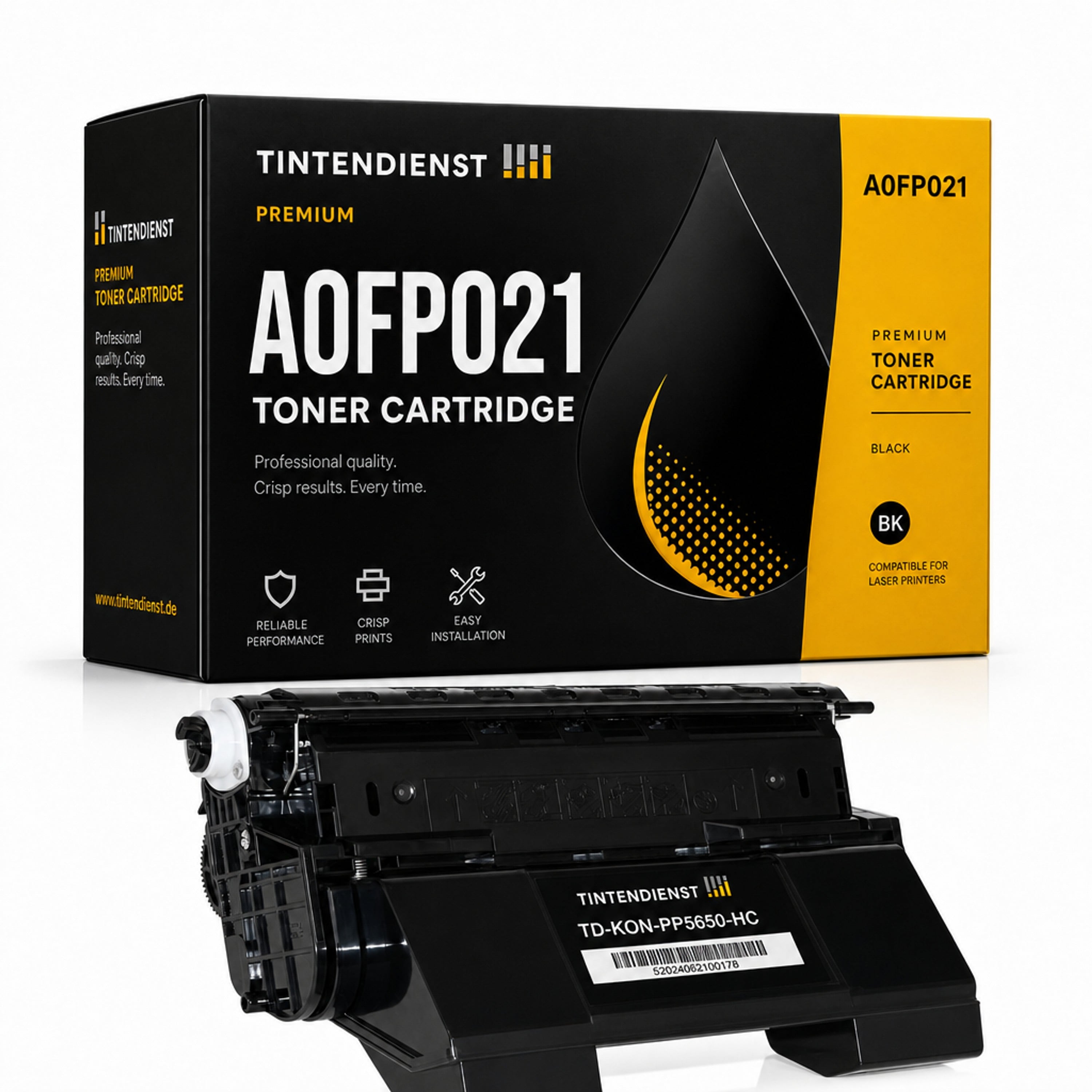 Toner kompatibel zu Konica Minolta A0FP021, schwarz