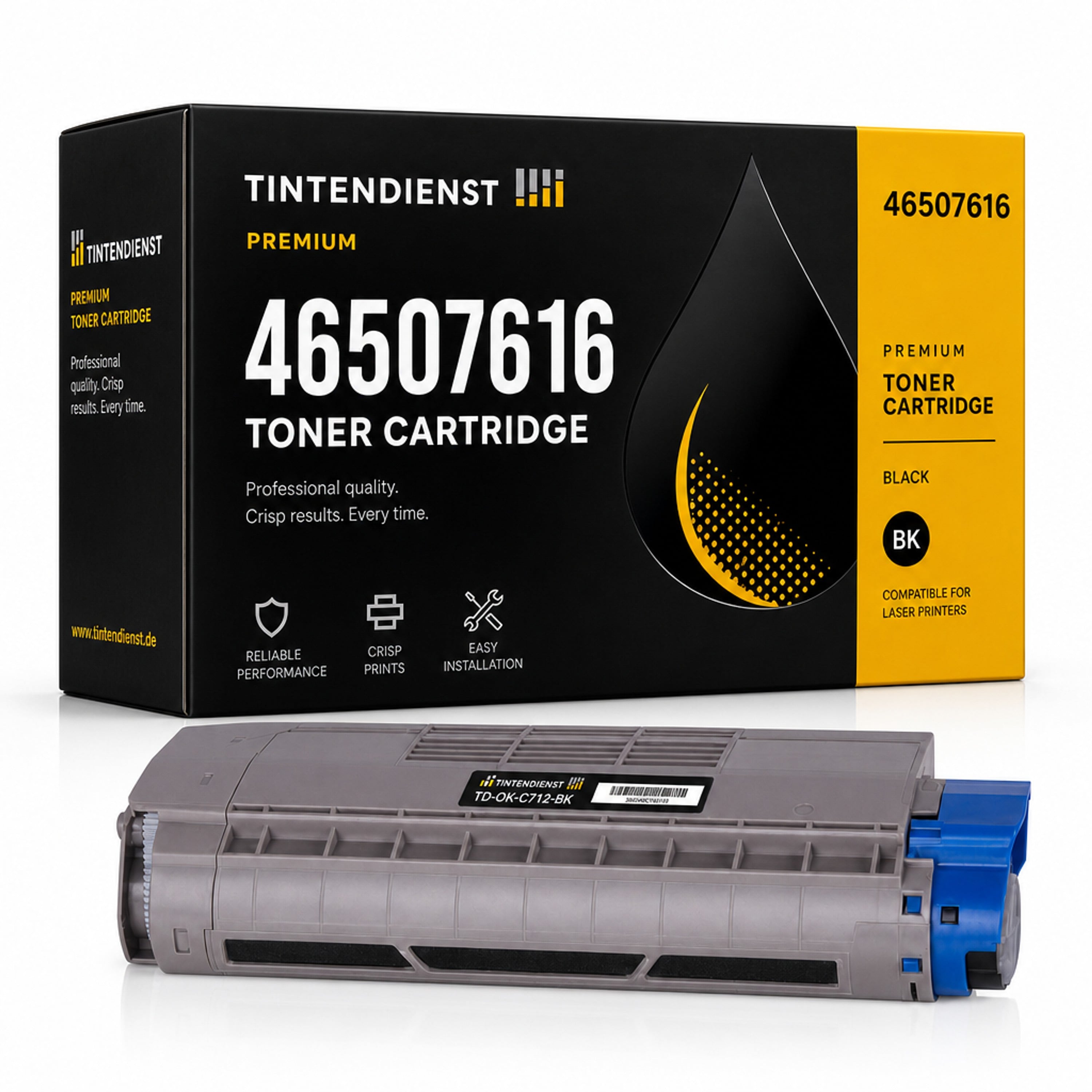Toner kompatibel zu OKI 46507616, schwarz