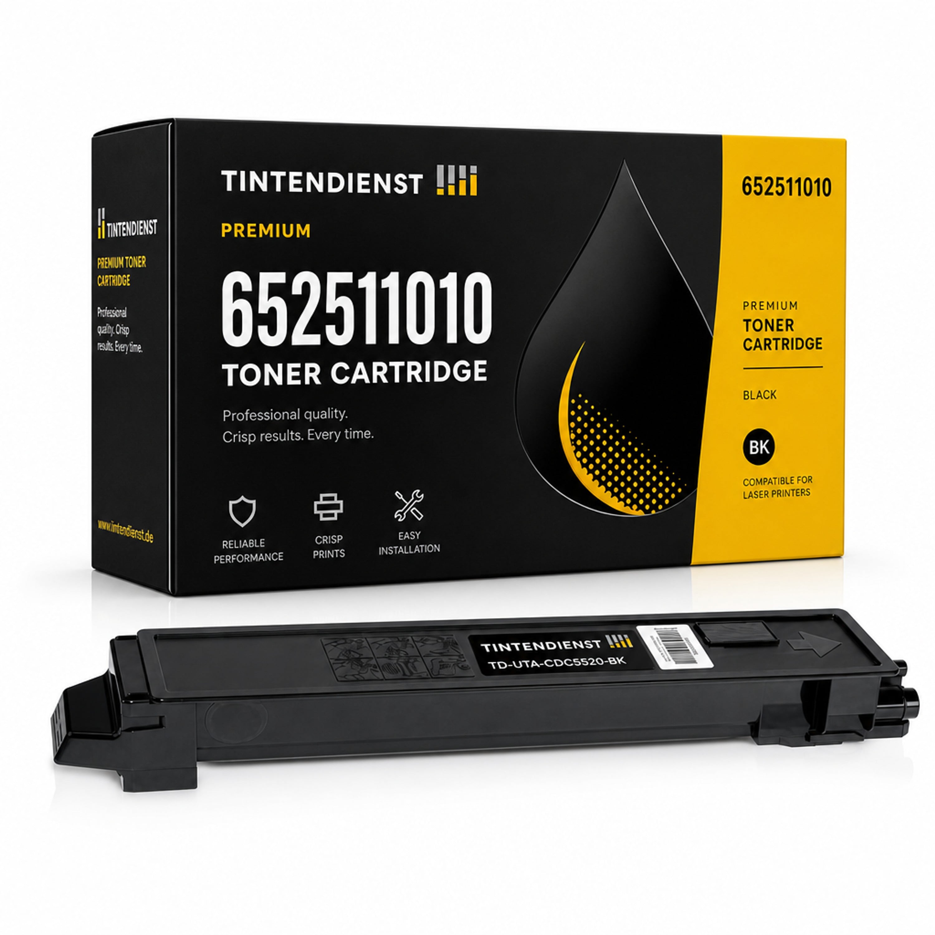 Toner kompatibel zu Utax 652511010, schwarz
