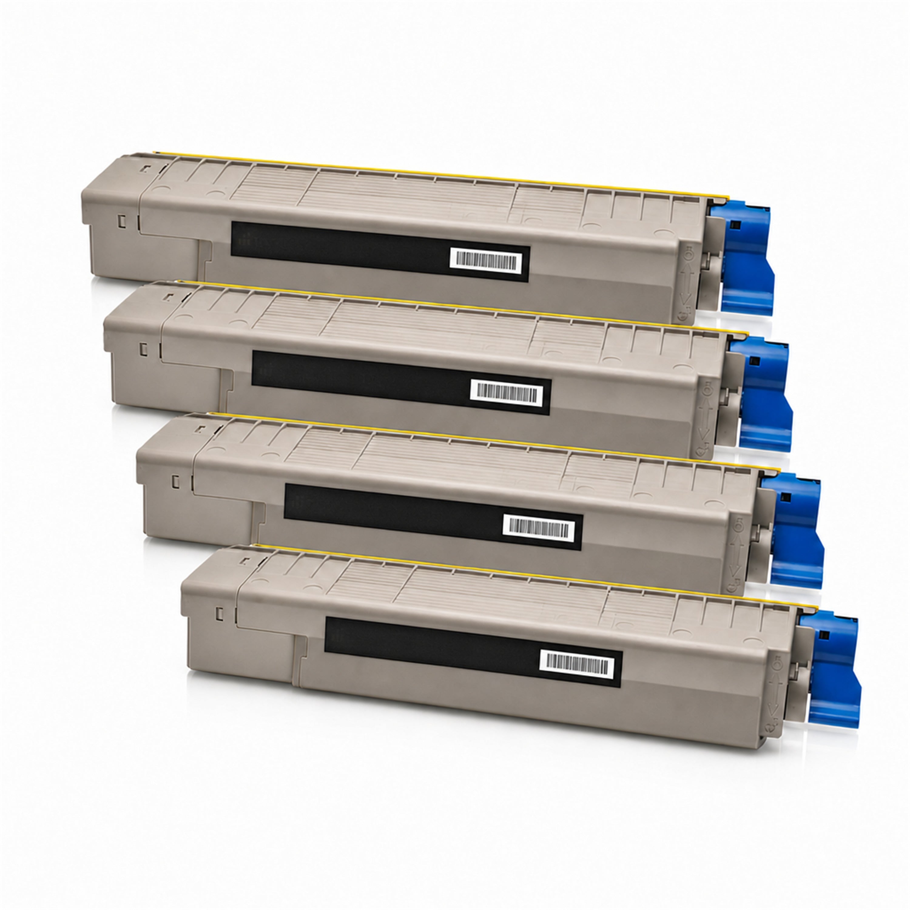 Multipack - Toner ersetzt OKI 43487709, 4 Toner