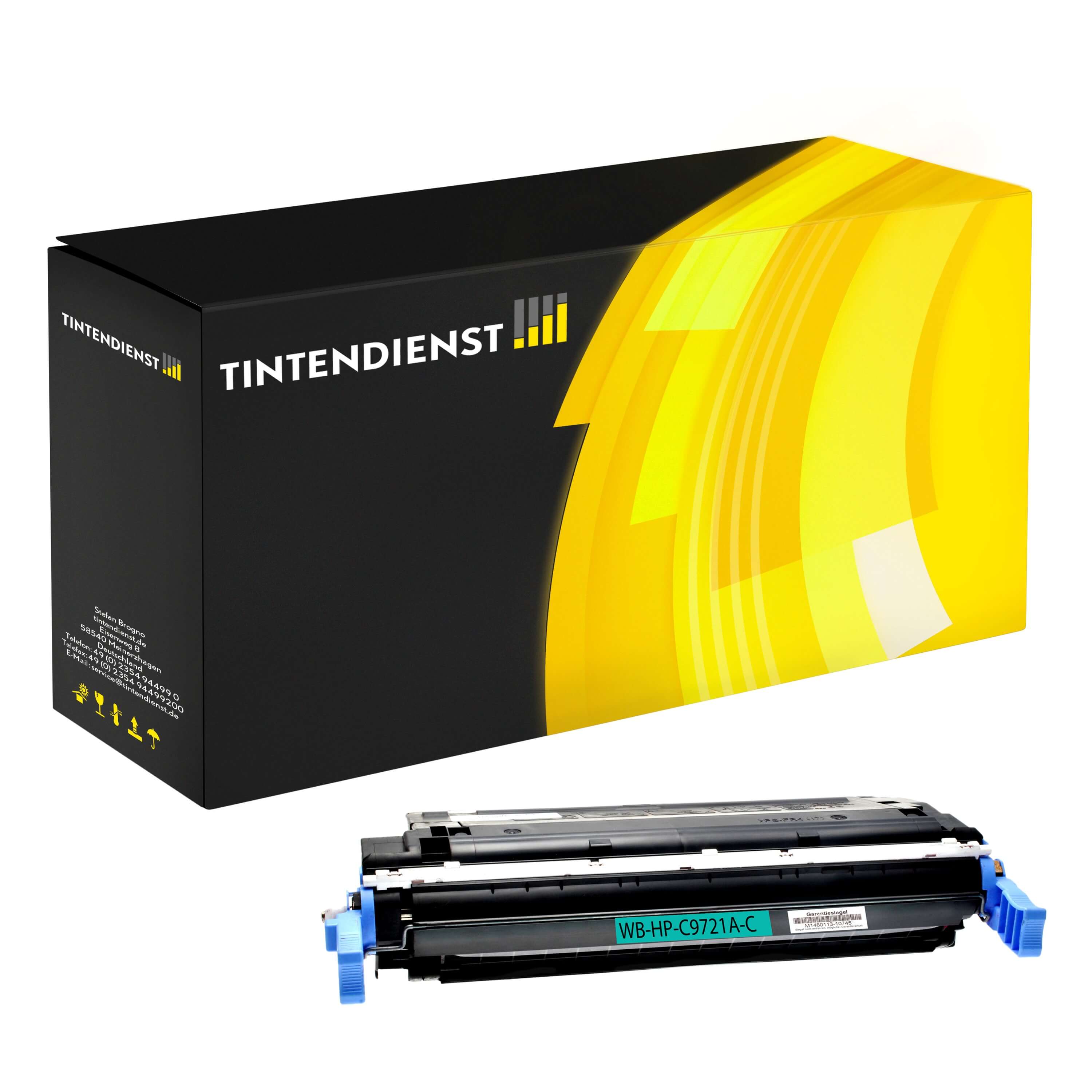Toner kompatibel zu HP 641A, cyan