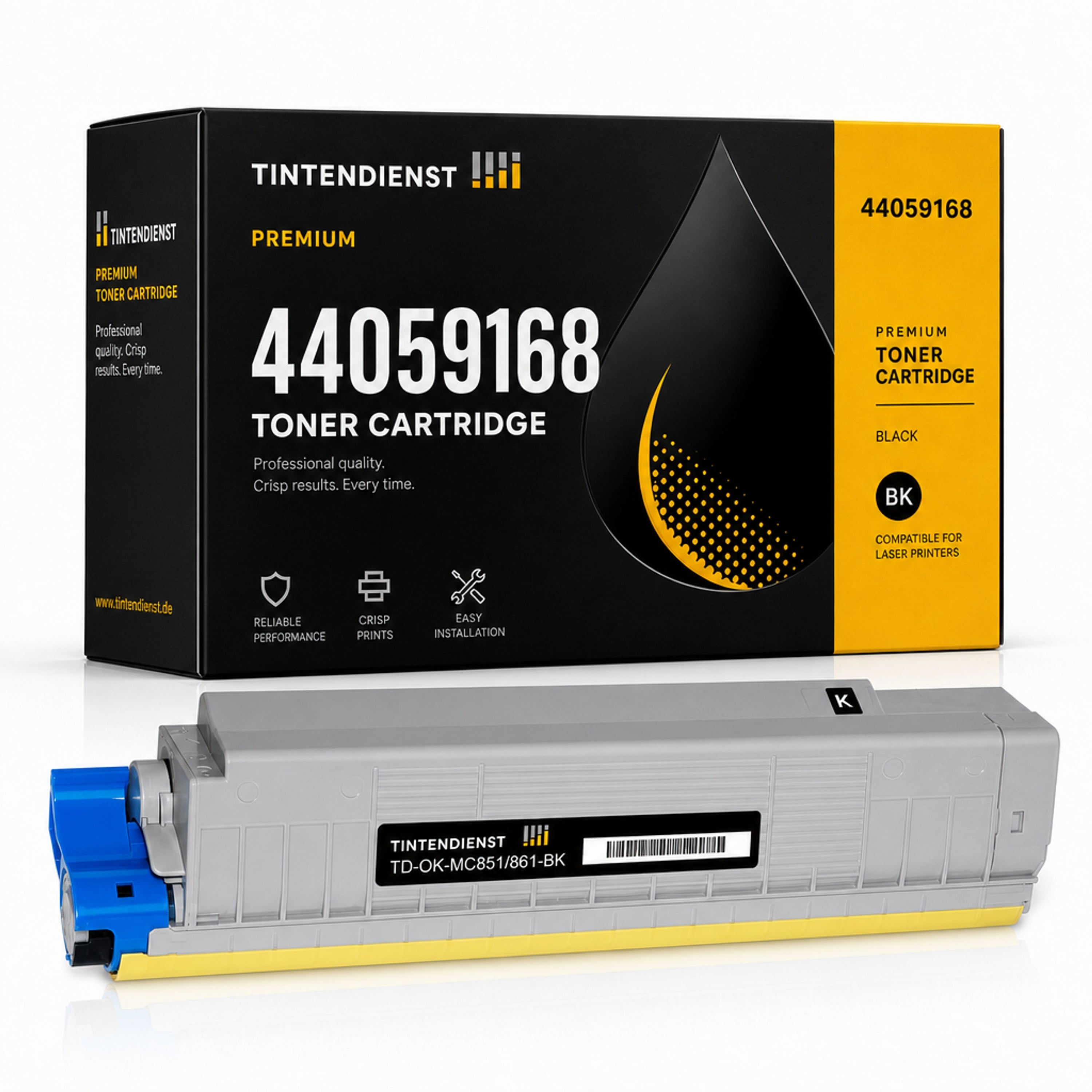 Toner kompatibel zu OKI 44059168, schwarz