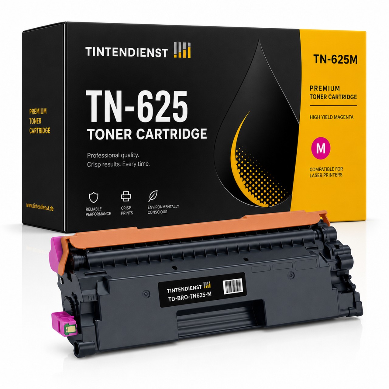 Toner kompatibel zu Brother TN-625M, magenta