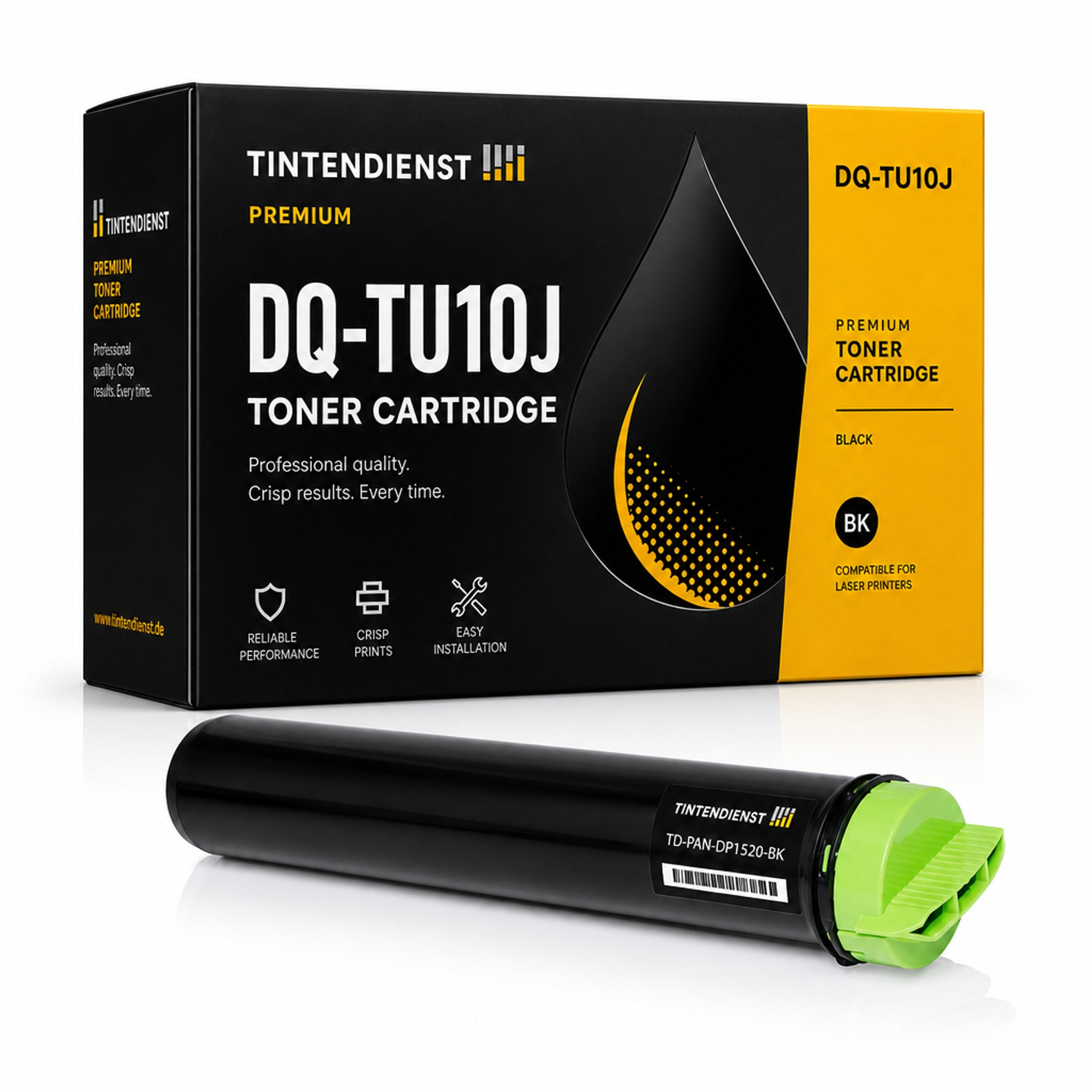 Toner kompatibel zu Panasonic DQ-TU10J, schwarz