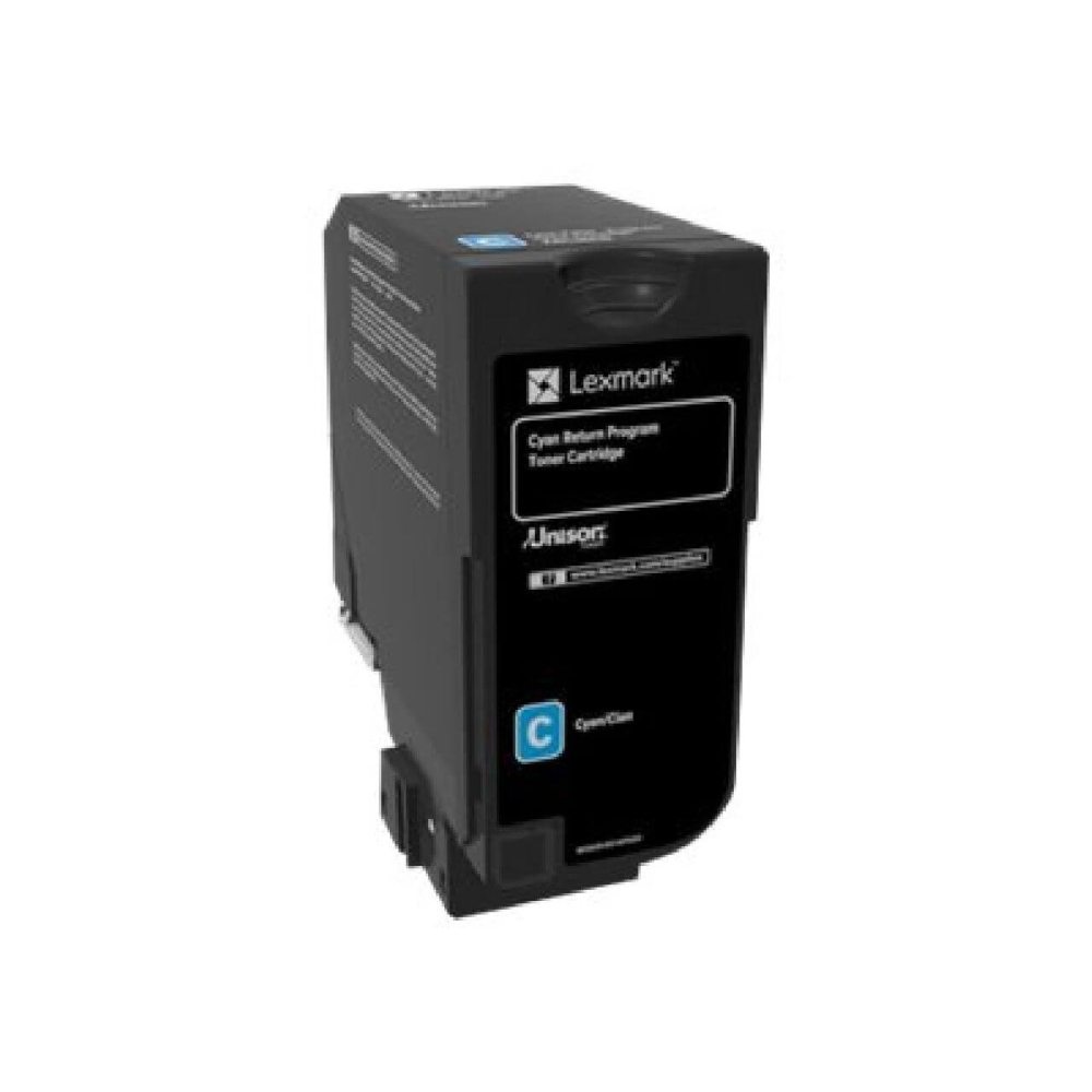 Original Lexmark Toner 74C20C0 Cyan