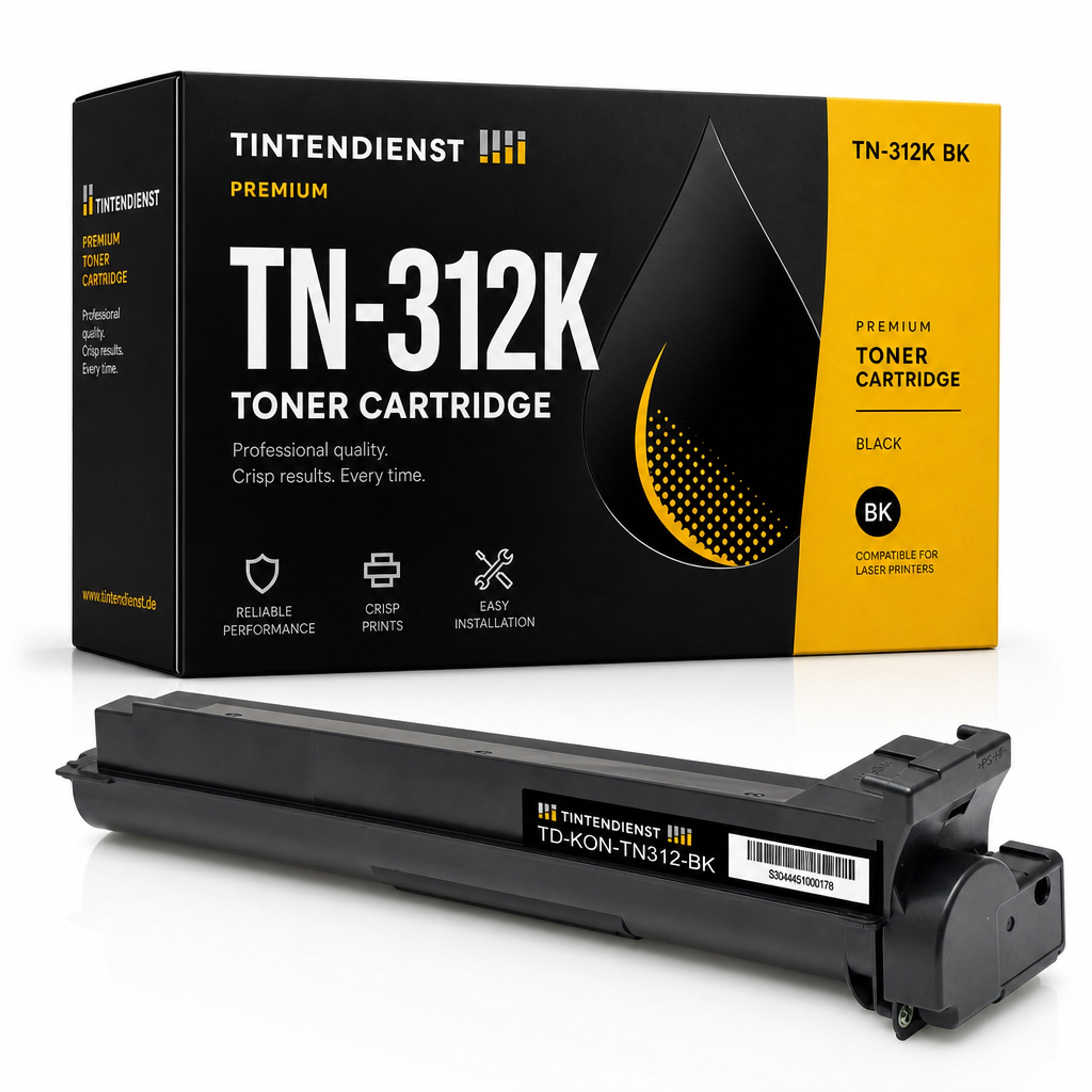 Toner kompatibel zu Konica Minolta TN-312K, schwarz
