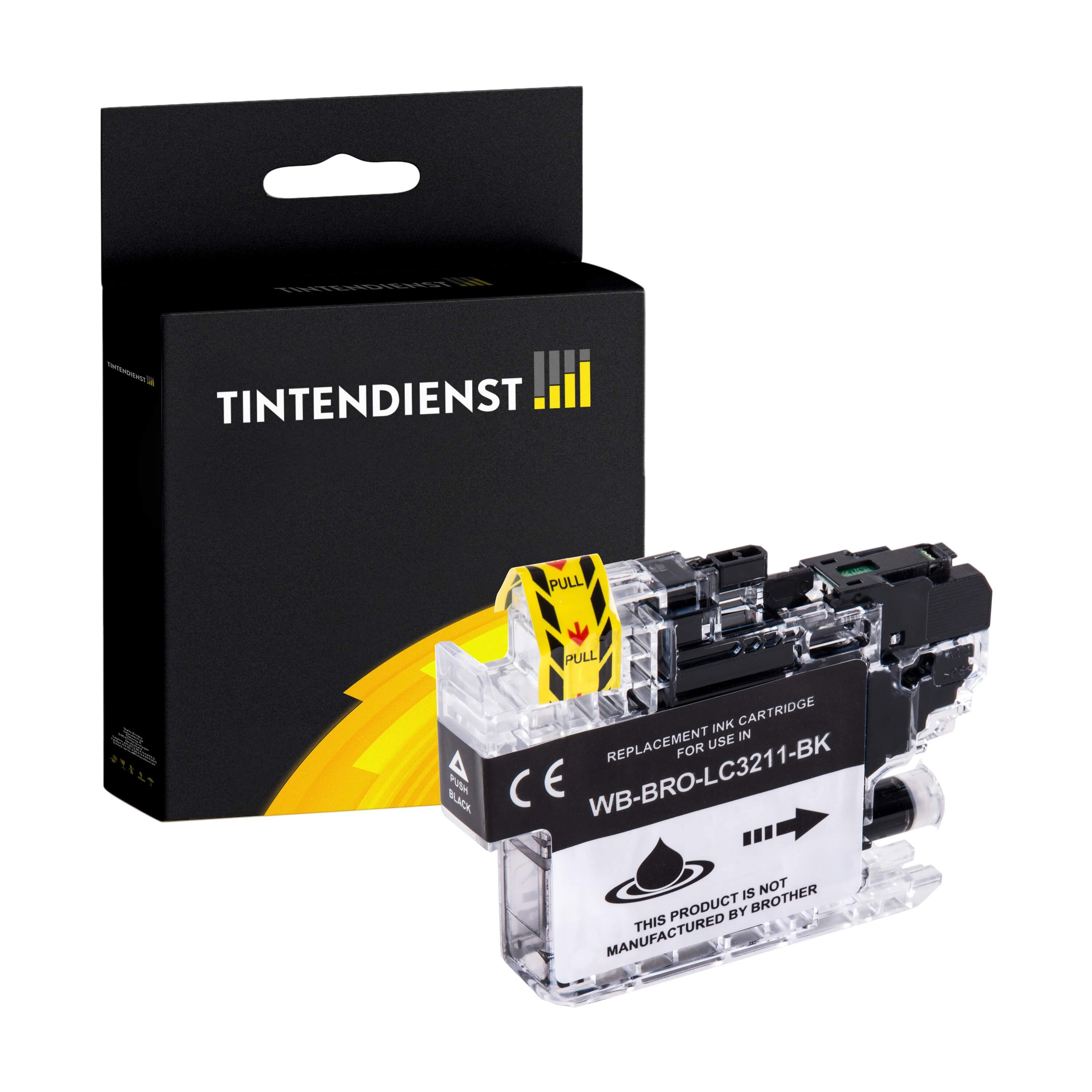 Tintendienst kompatibel für Brother Tintenpatrone LC-3211BK Schwarz