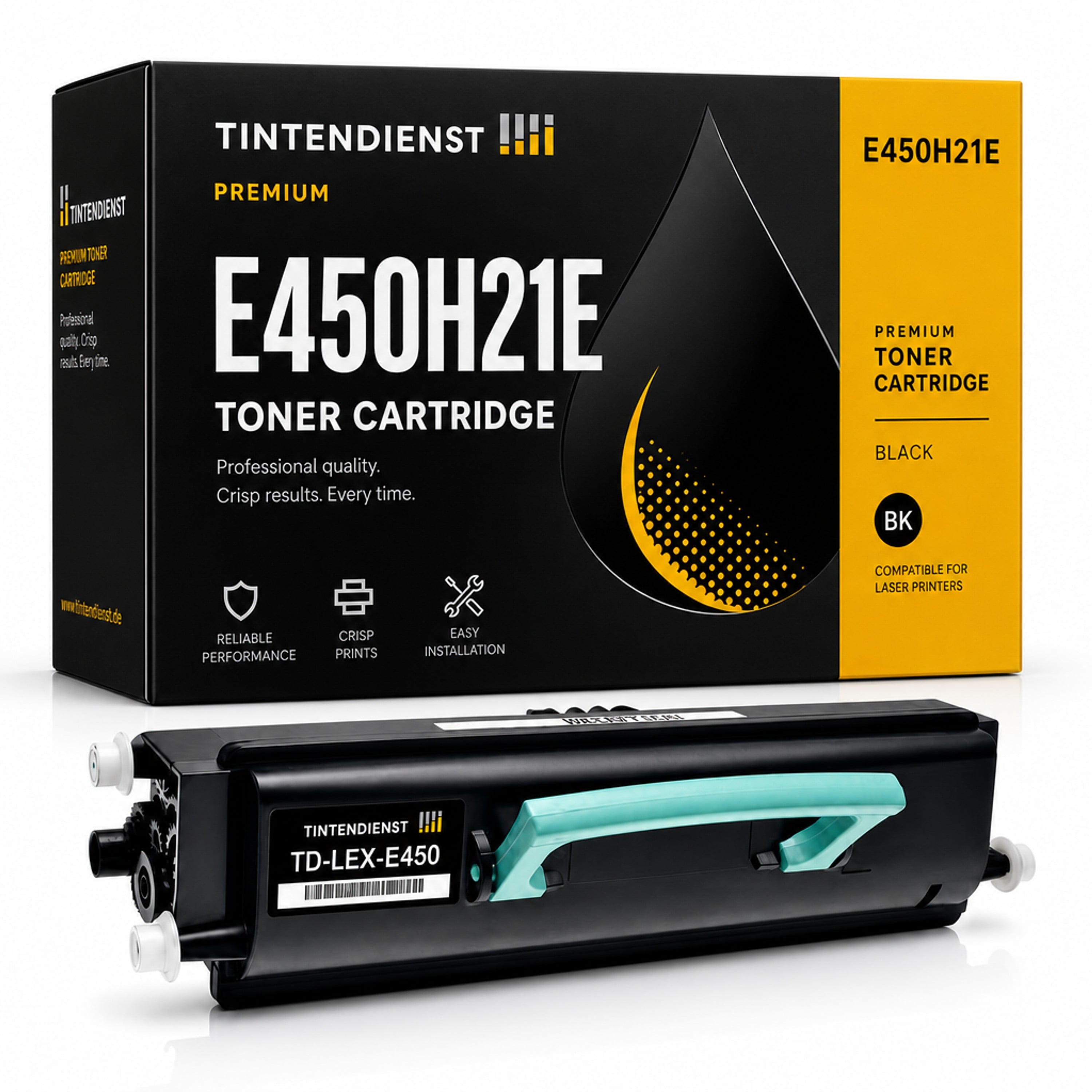 Toner kompatibel zu Lexmark E450H21E, schwarz