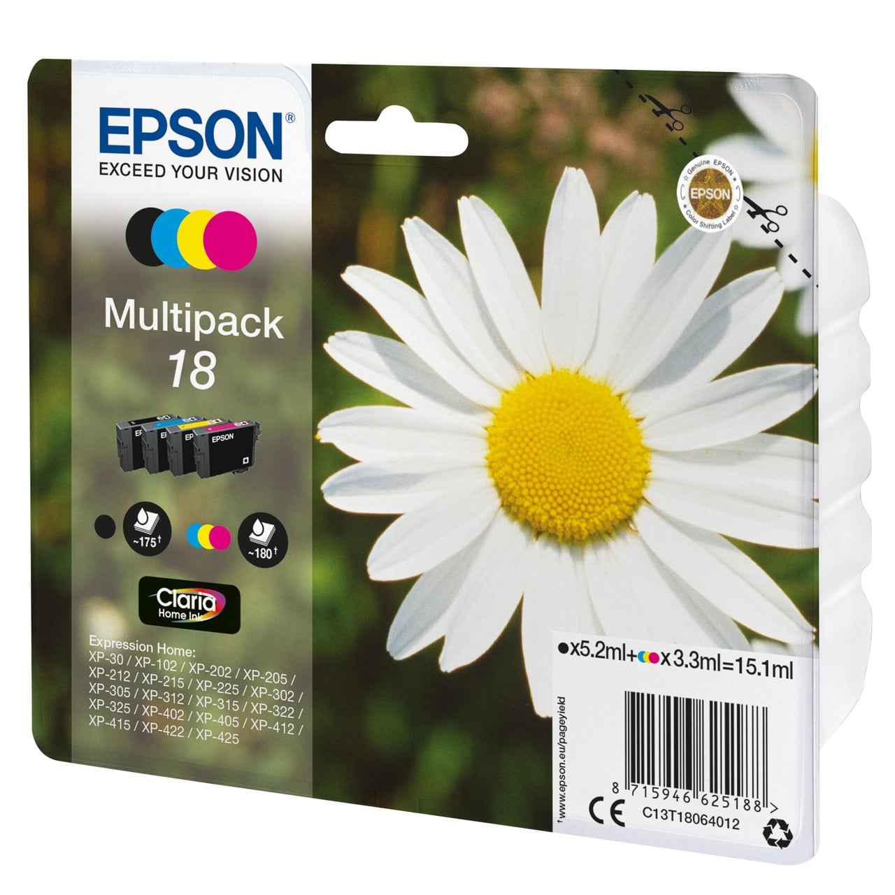 Original Multipack Epson C13T18064012