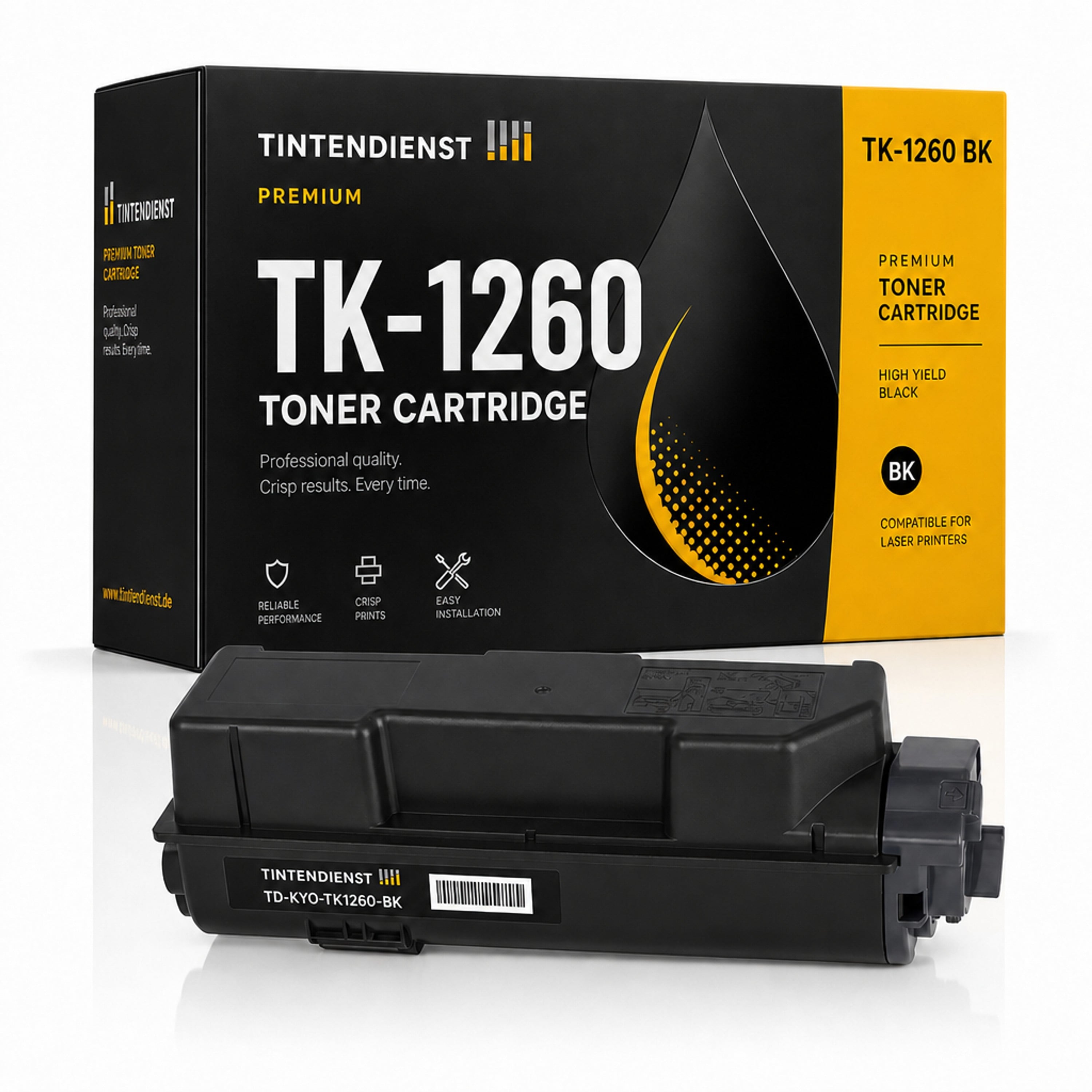 Toner kompatibel zu Kyocera TK-1260, schwarz