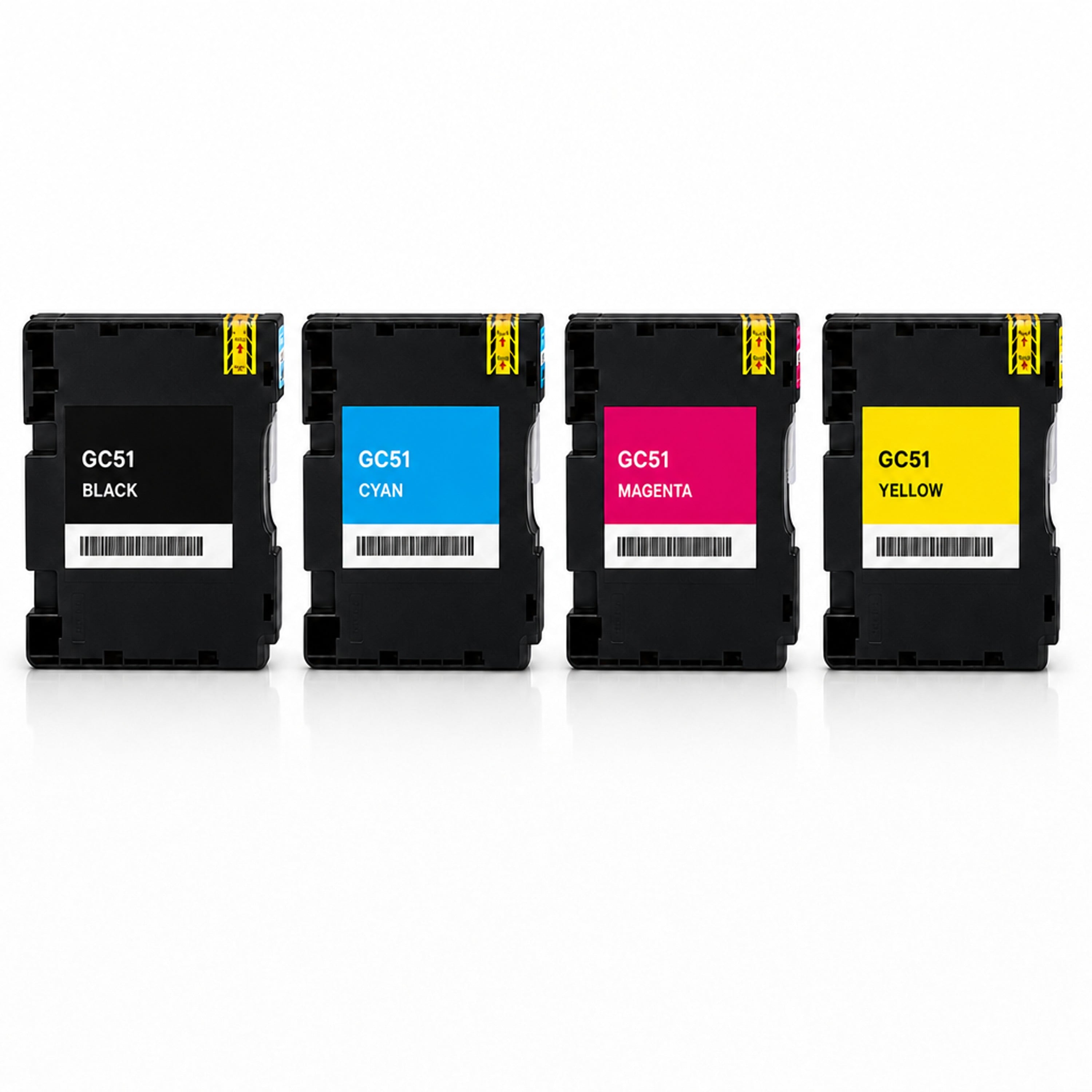 Multipack - Druckerpatrone ersetzt Ricoh 405862, 4 Patronen