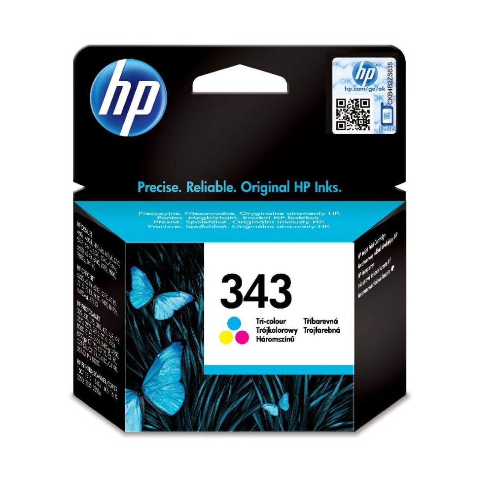 Original HP Tintenpatrone C8766EE / 343 Color