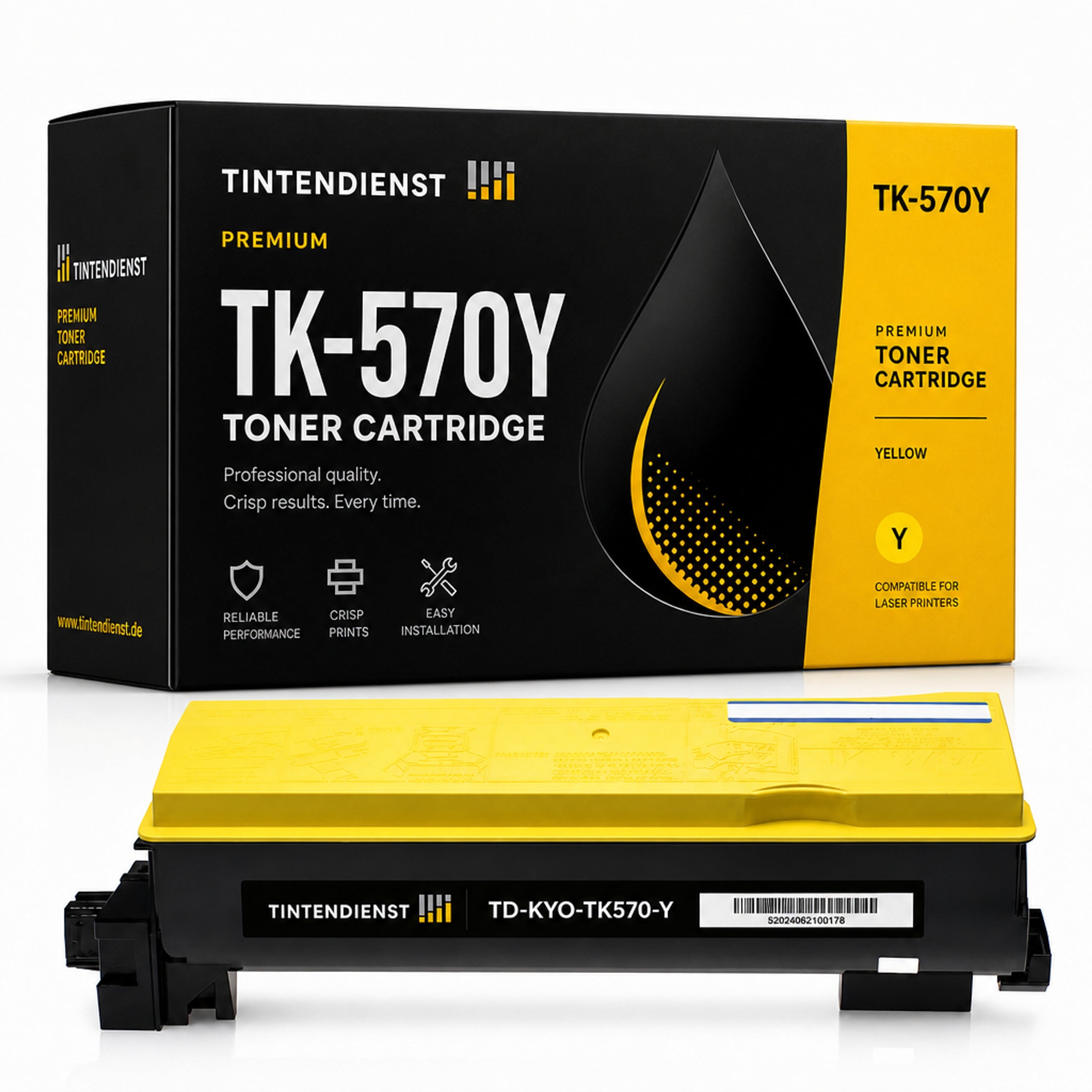 Toner kompatibel zu Kyocera TK-570Y, gelb