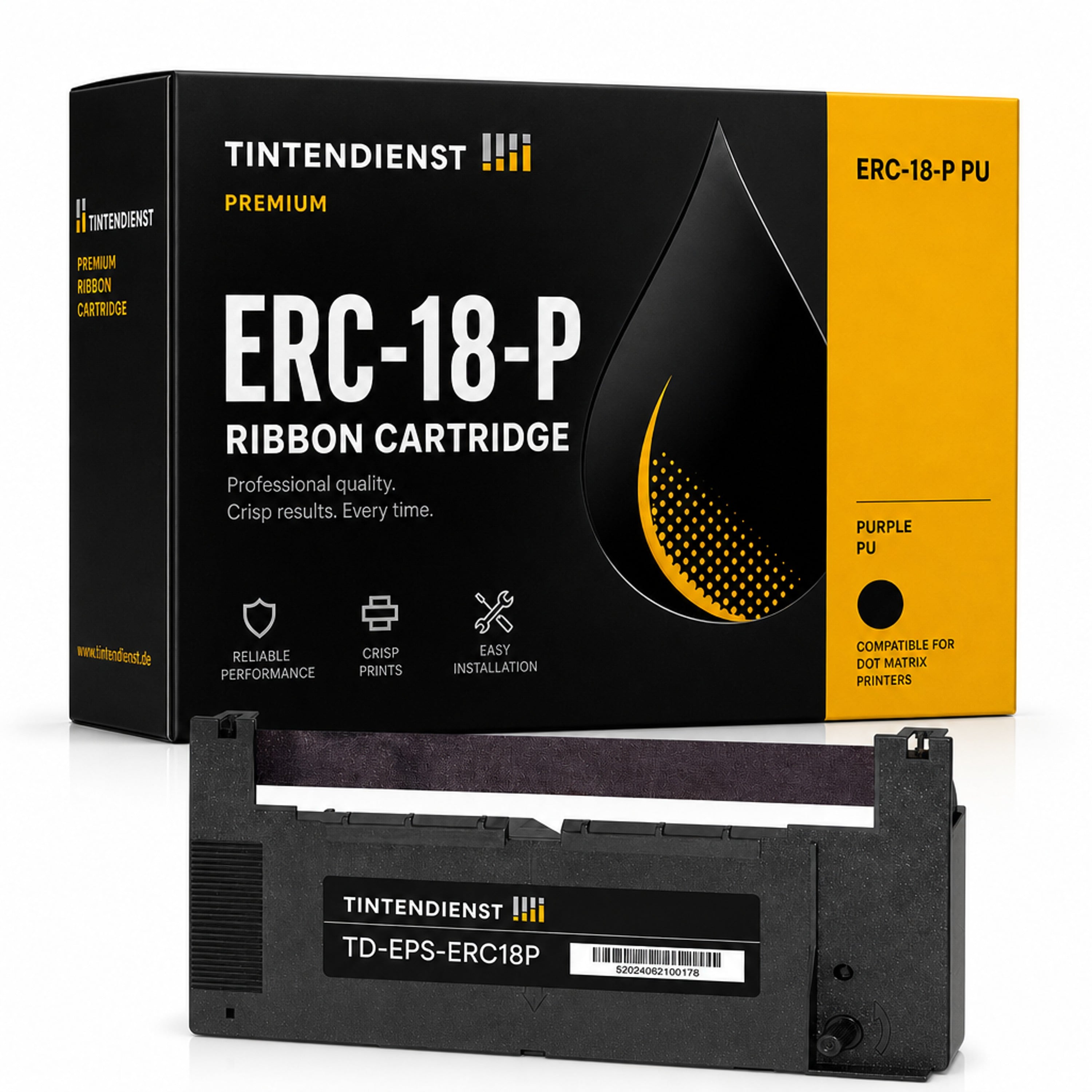 Farbband kompatibel zu Epson ERC-18-P, lila