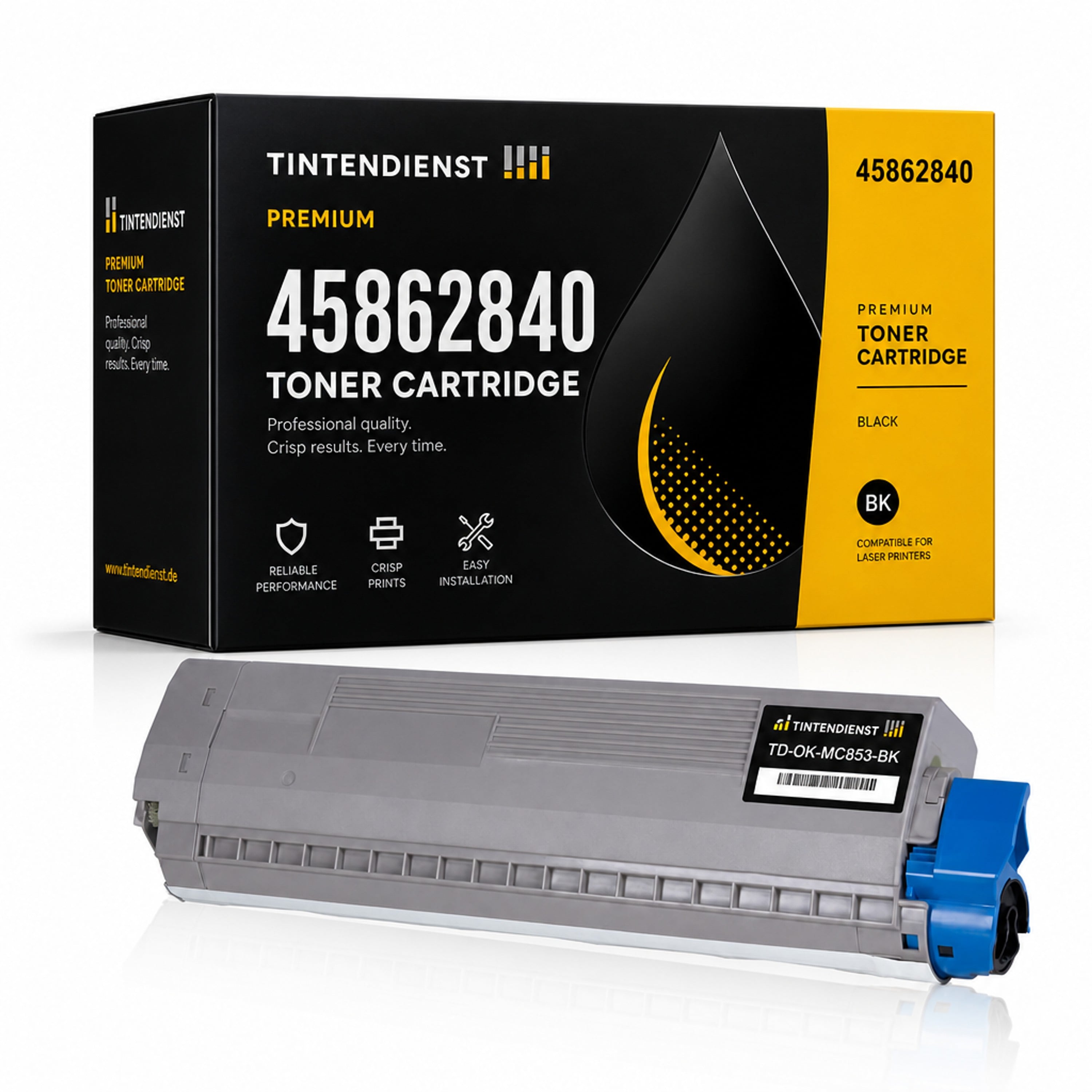 Toner kompatibel zu OKI 45862840, schwarz