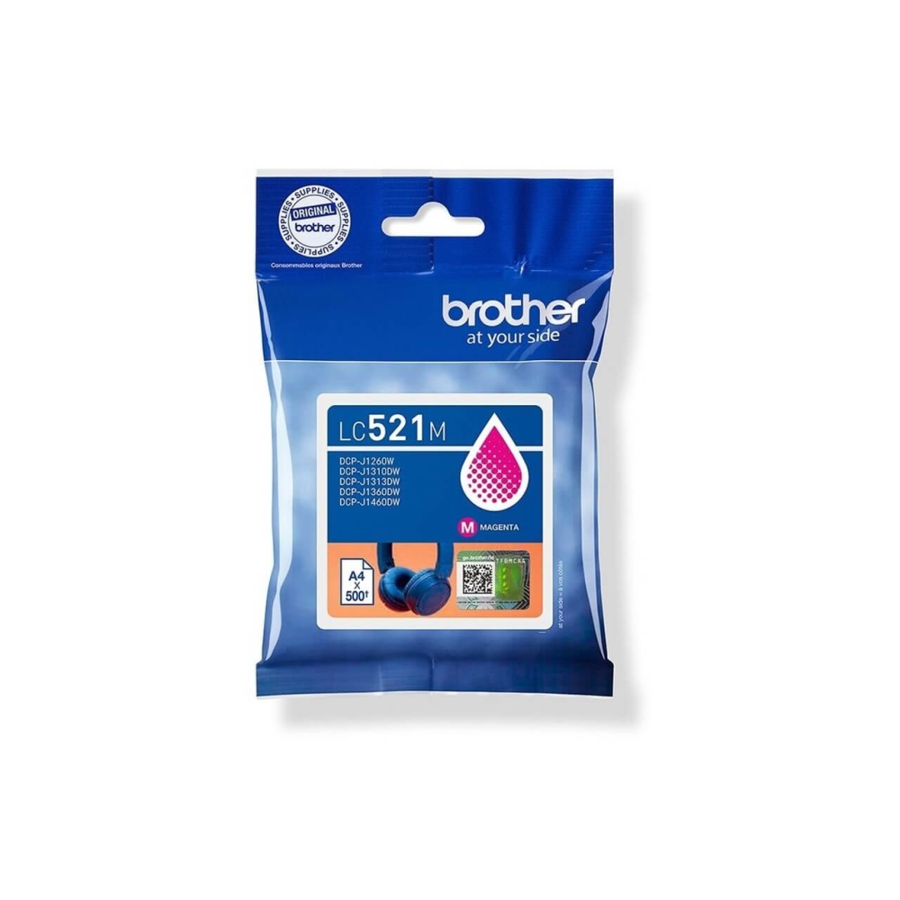 Original Brother Tintenpatrone LC-521M Magenta