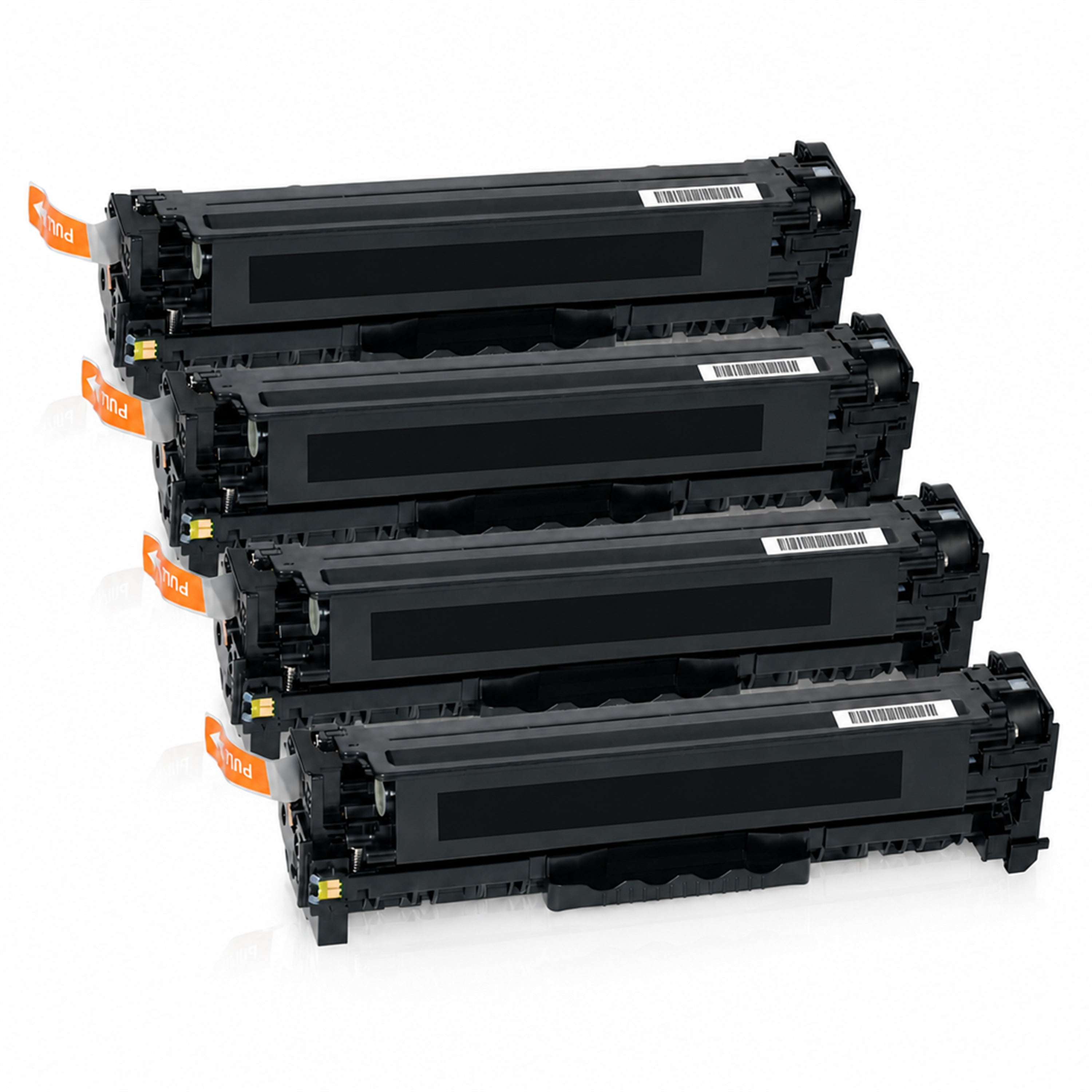 Multipack - Toner ersetzt HP CE410X, 4 Toner