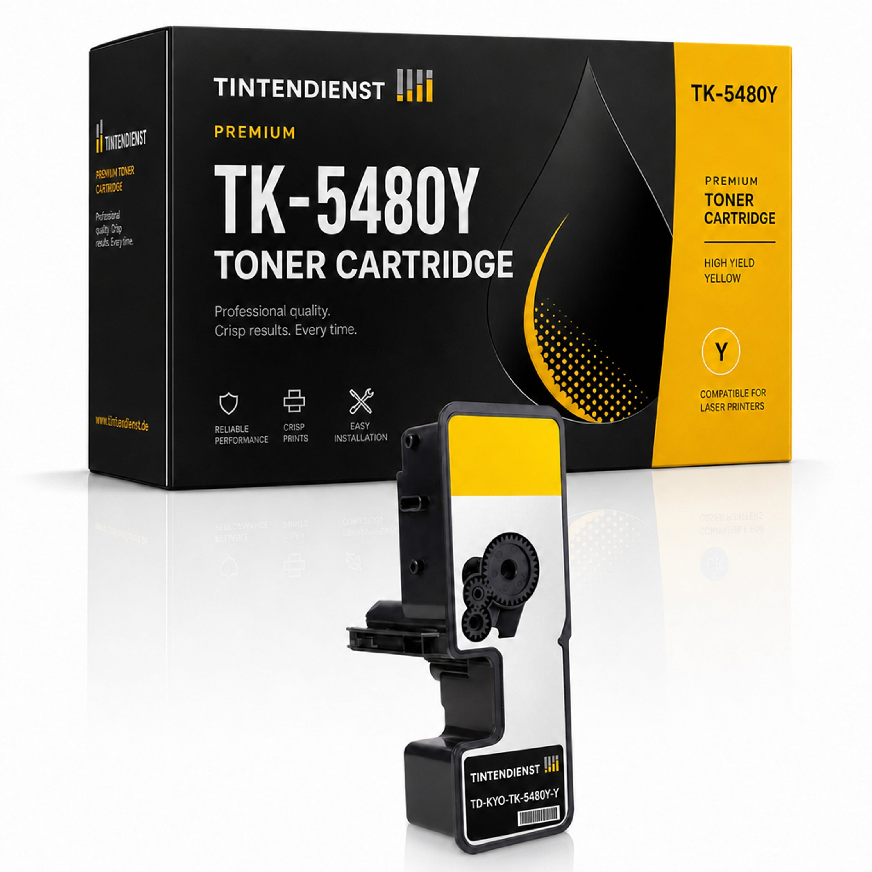 Toner kompatibel zu Kyocera TK-5480Y, gelb