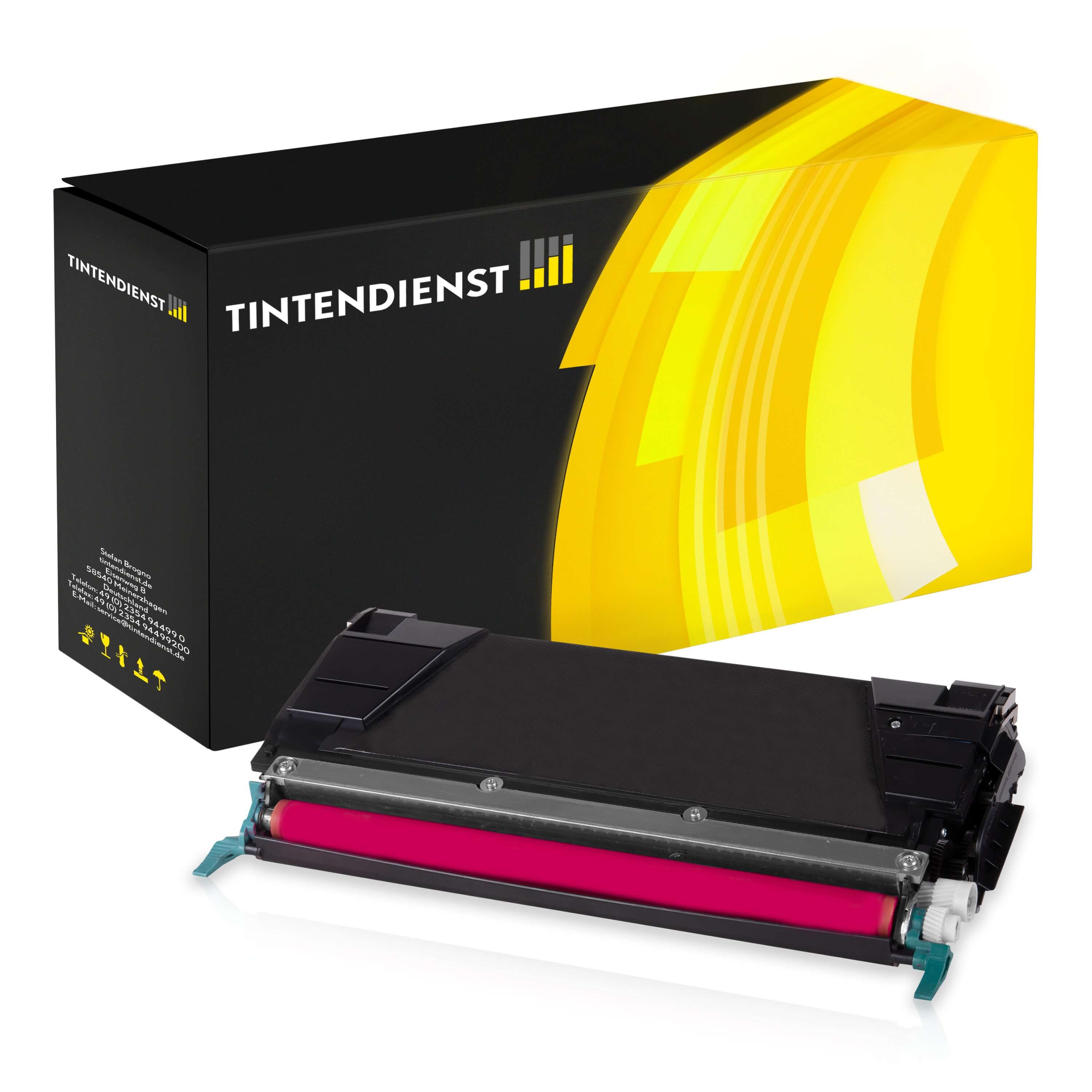 Toner kompatibel zu Lexmark X746A2MG, magenta
