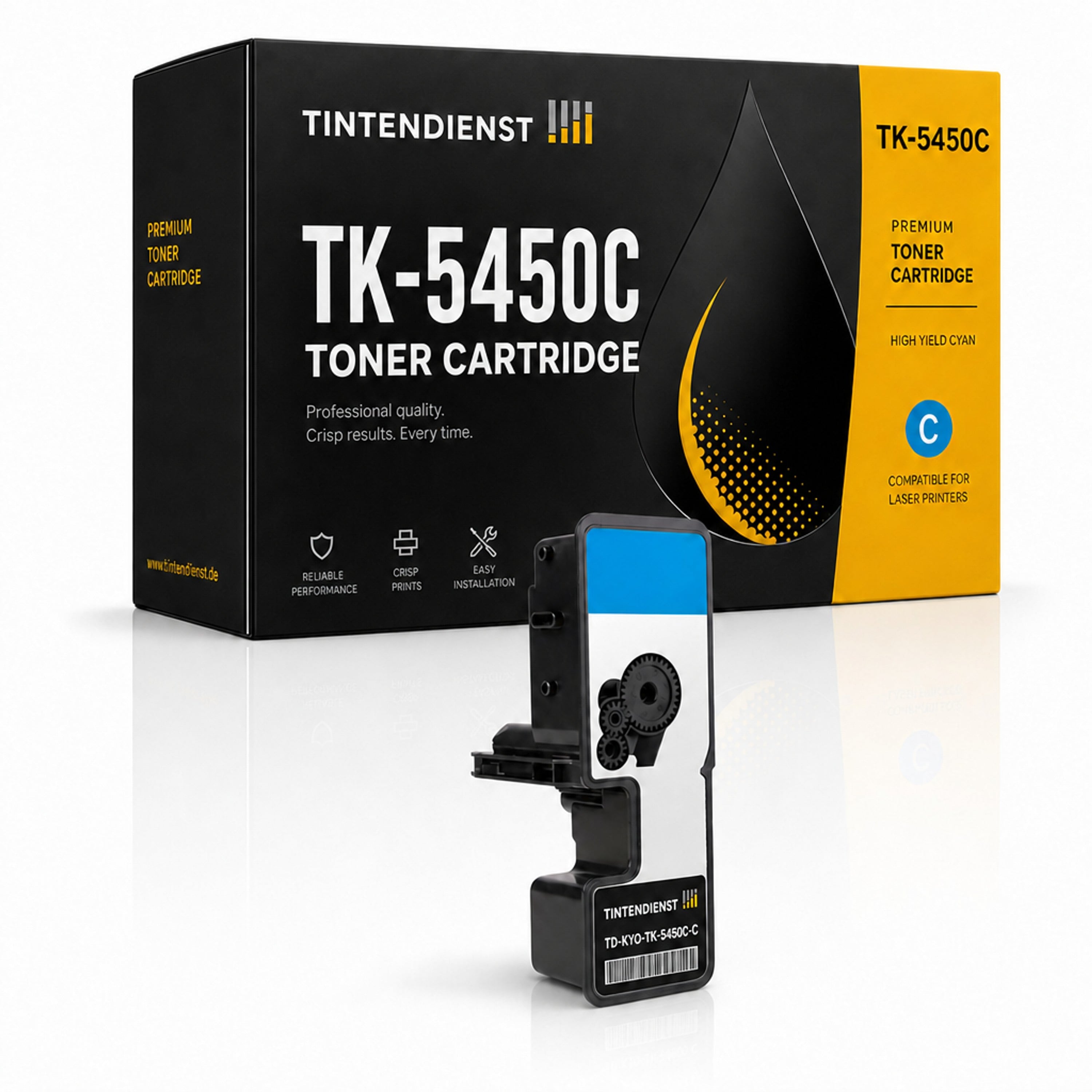 Toner kompatibel zu Kyocera TK-5450C, cyan