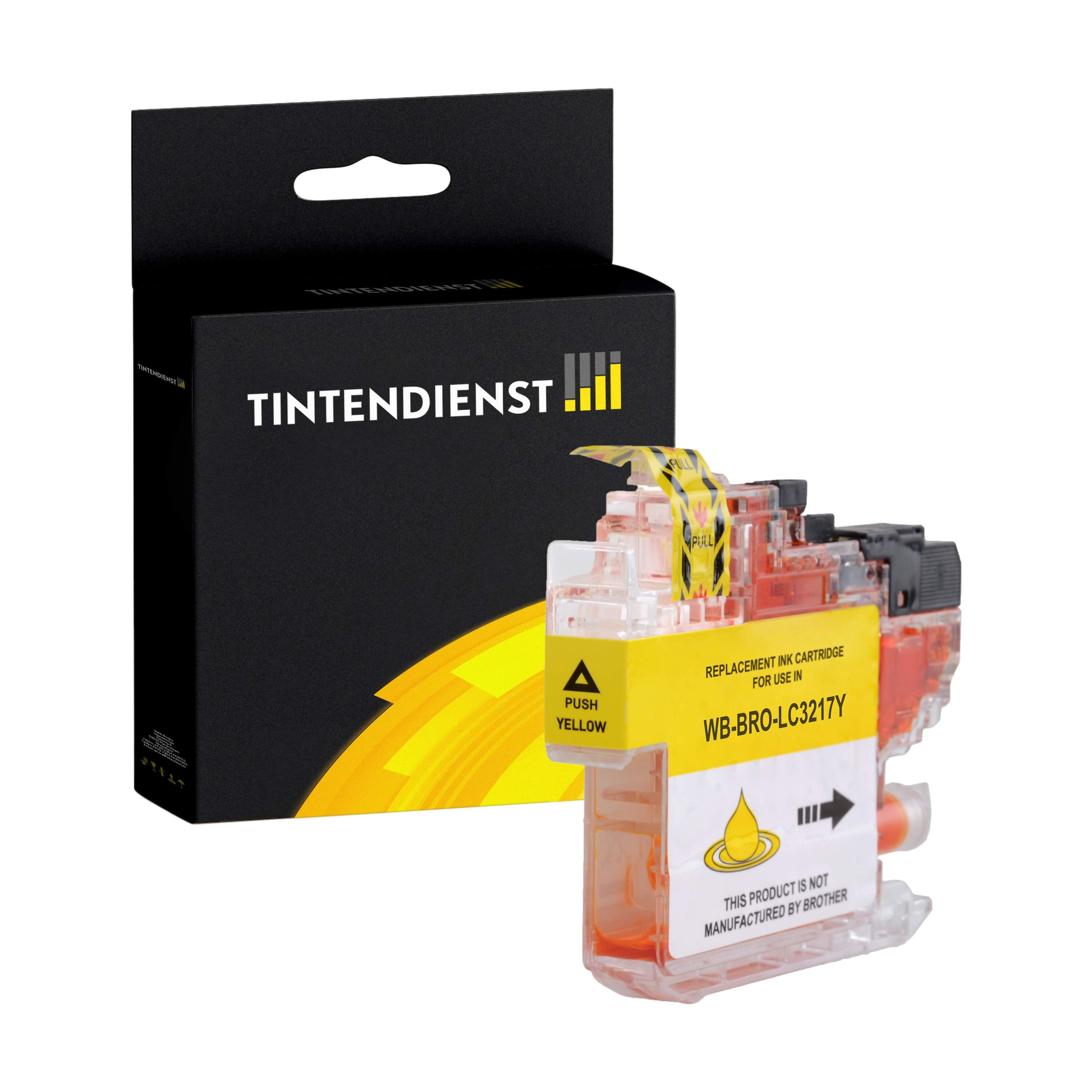 Tintendienst kompatibel für Brother Tintenpatrone LC-3217Y Gelb