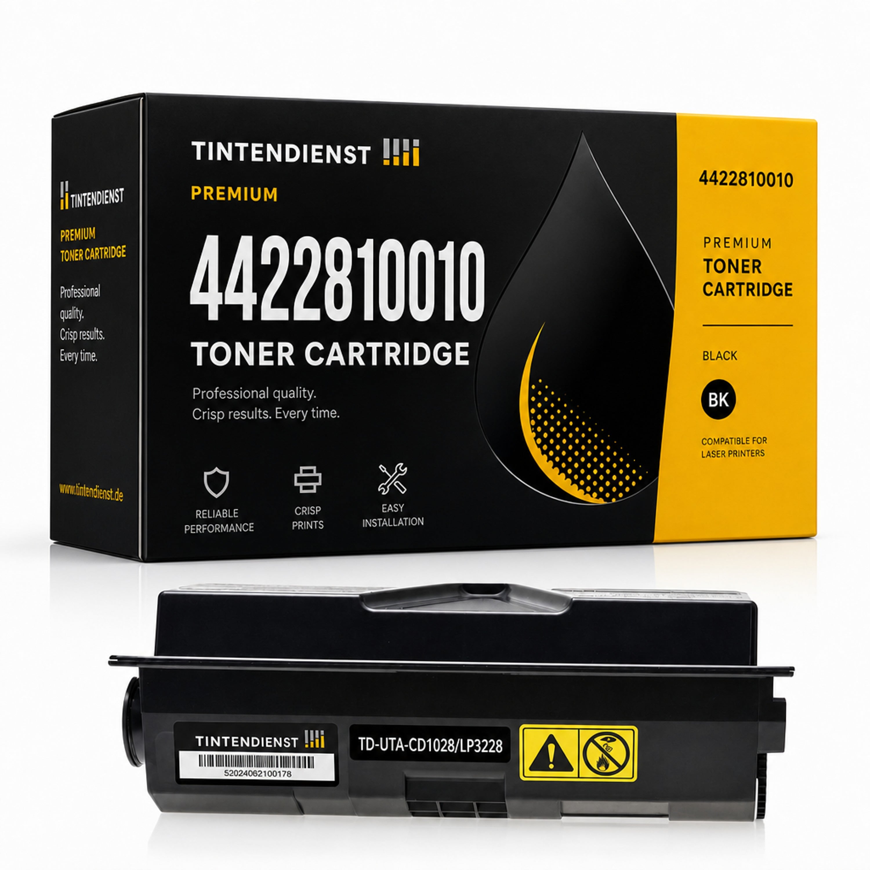 Toner kompatibel zu Utax 4422810010, schwarz