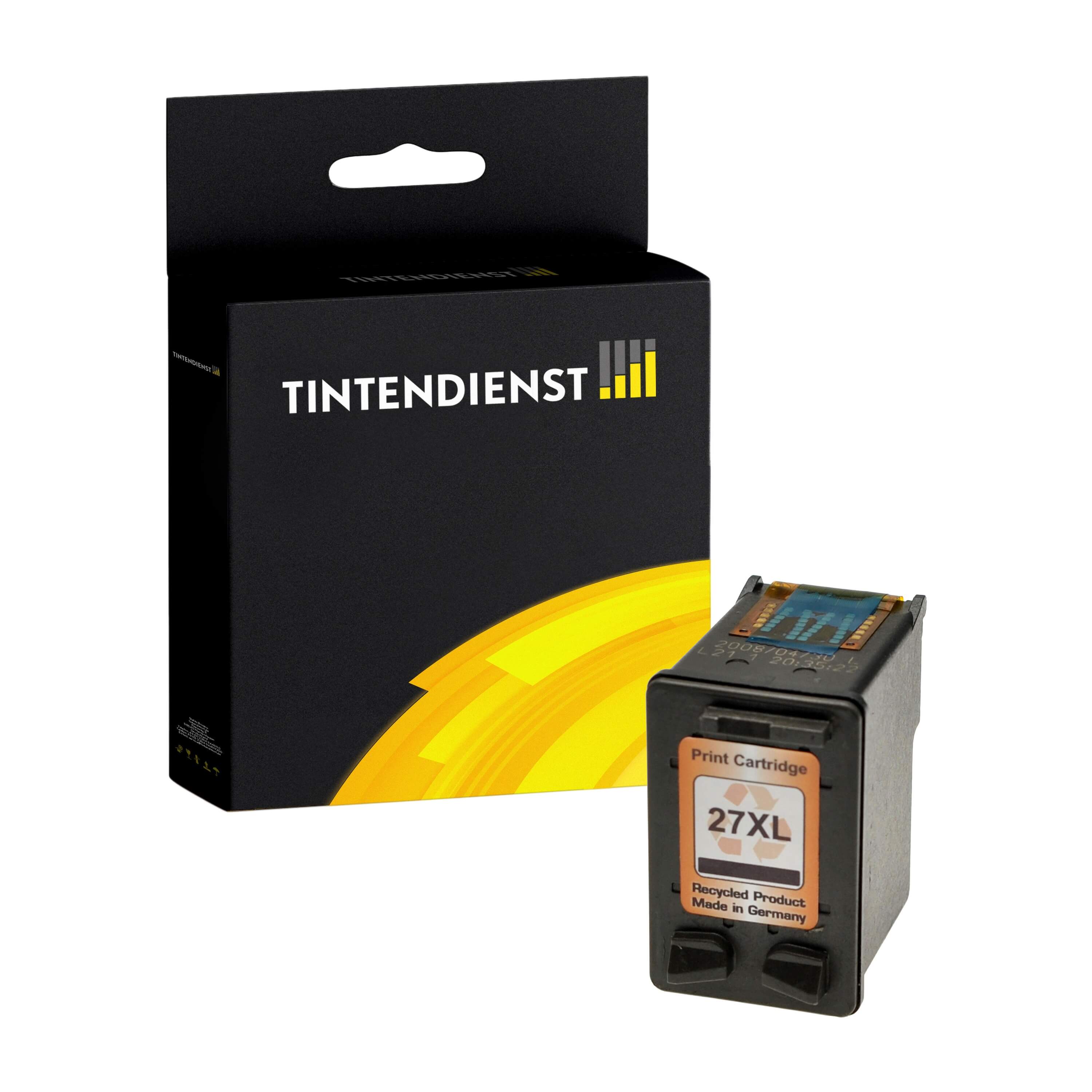 HP 27 Druckerpatrone (C8727AE) schwarz – Tintendienst kompatibel