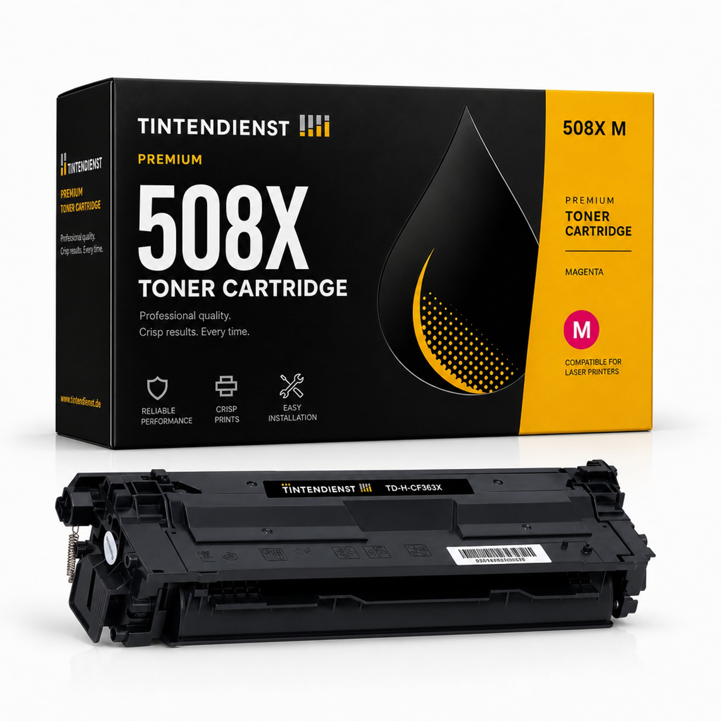 Toner kompatibel zu HP 508X, magenta