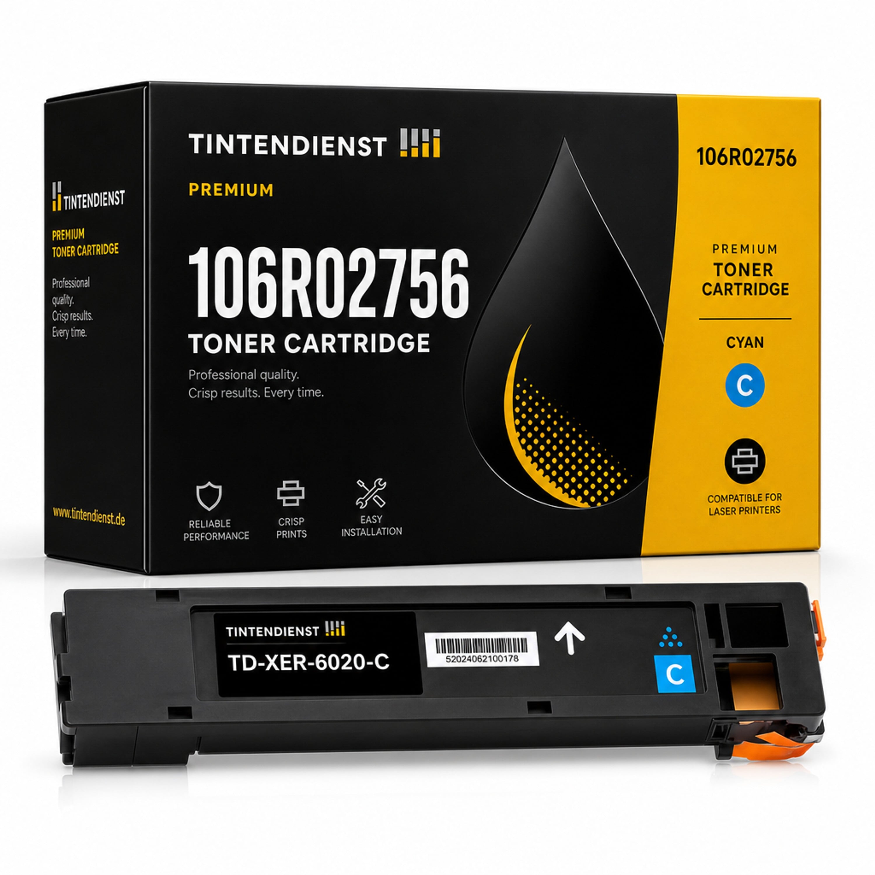 Toner kompatibel zu Xerox 106R02756, cyan