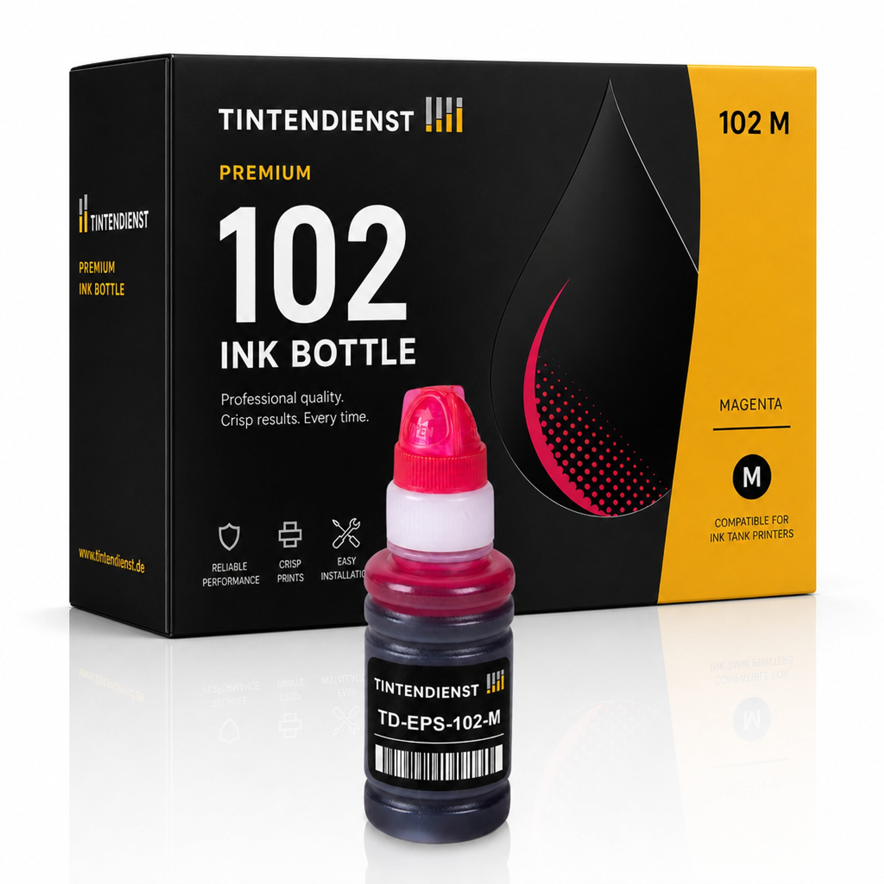 Tintentank kompatibel zu Epson 102, magenta