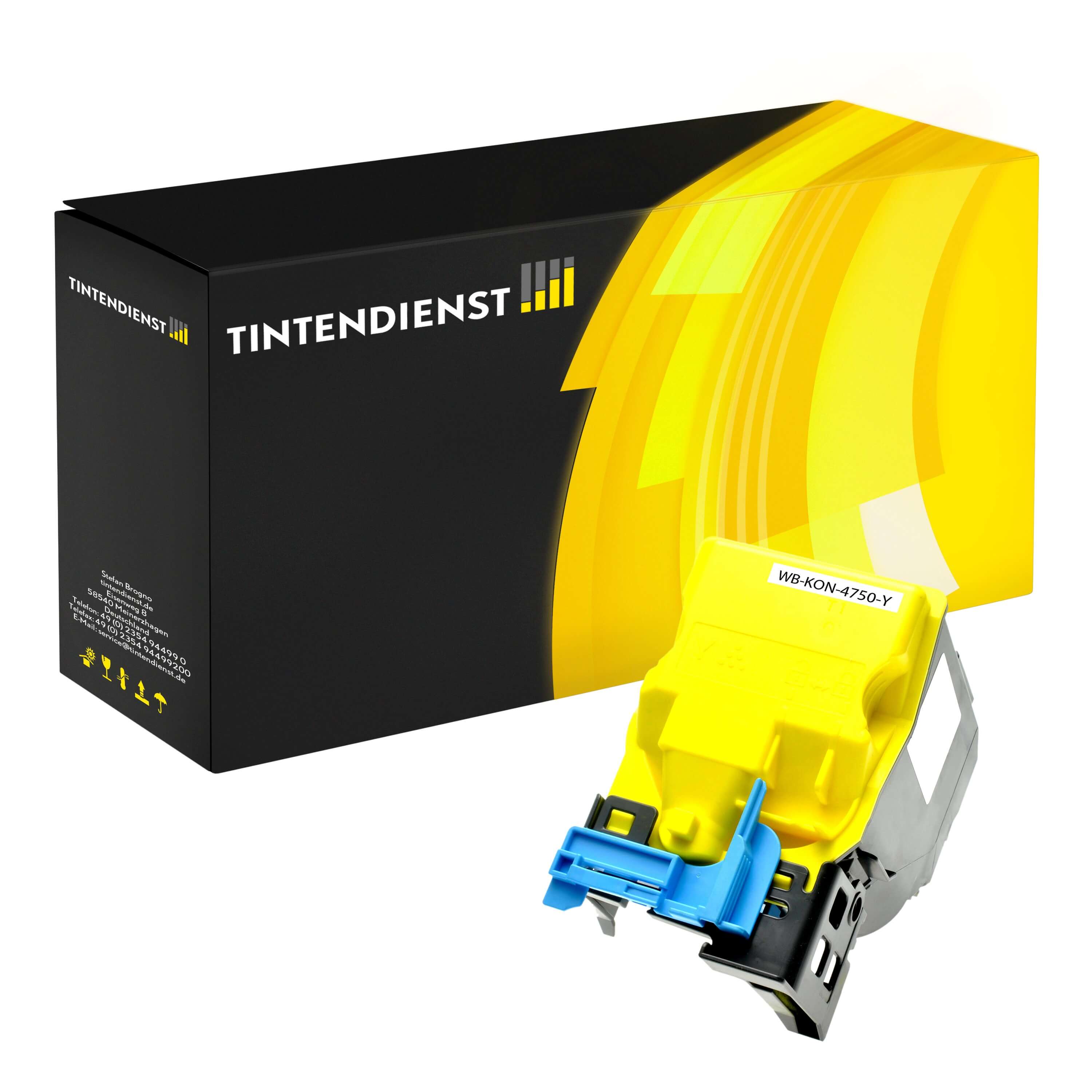 Toner kompatibel zu Konica Minolta TNP-18Y, gelb