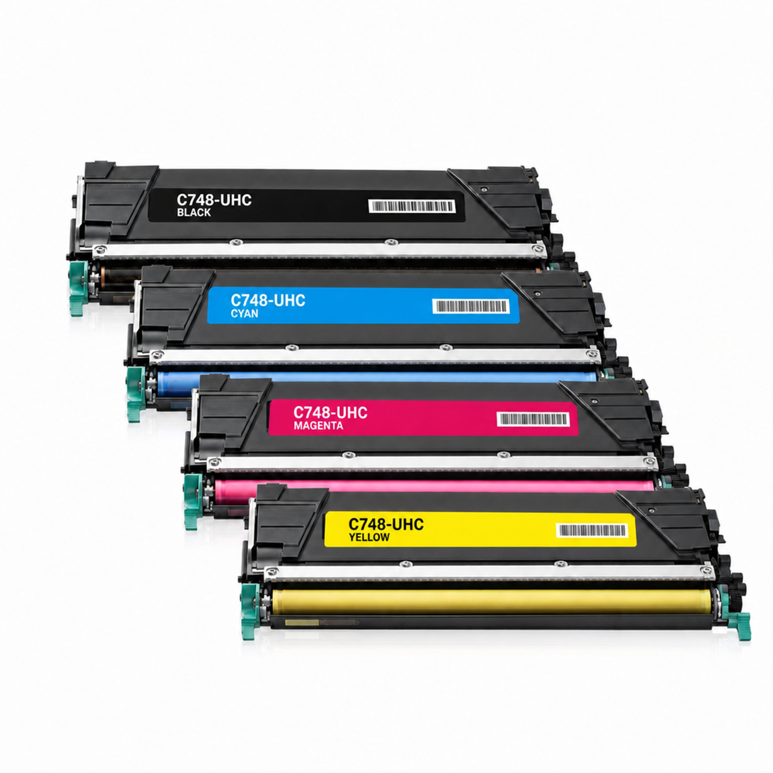 Multipack - Toner ersetzt Lexmark C746H2KG, 4 Toner