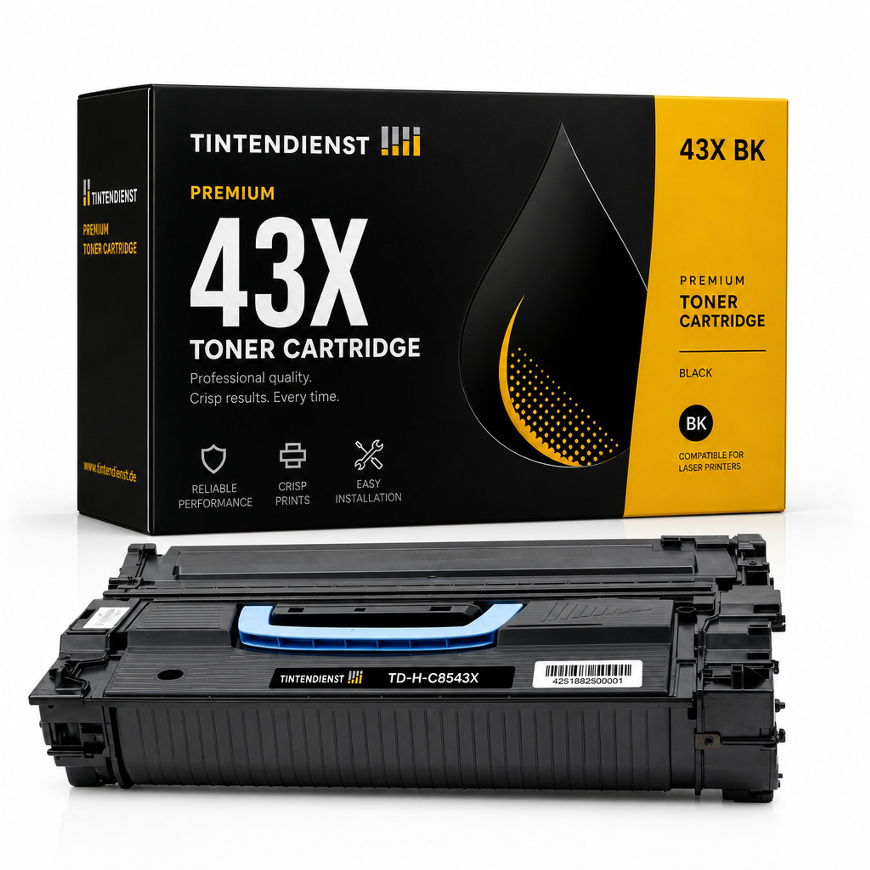 Toner kompatibel zu HP 43X, schwarz