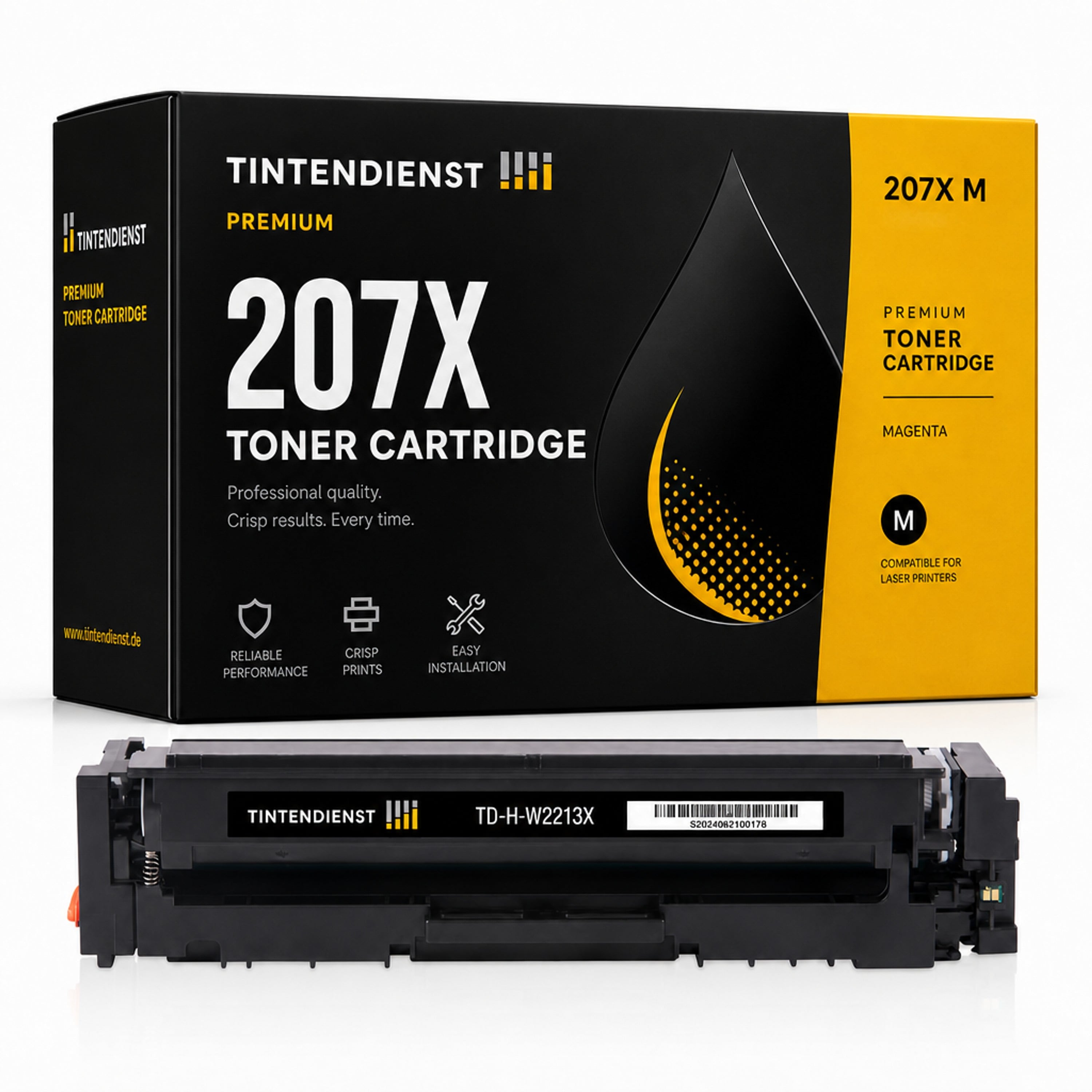Toner kompatibel zu HP 207X, magenta